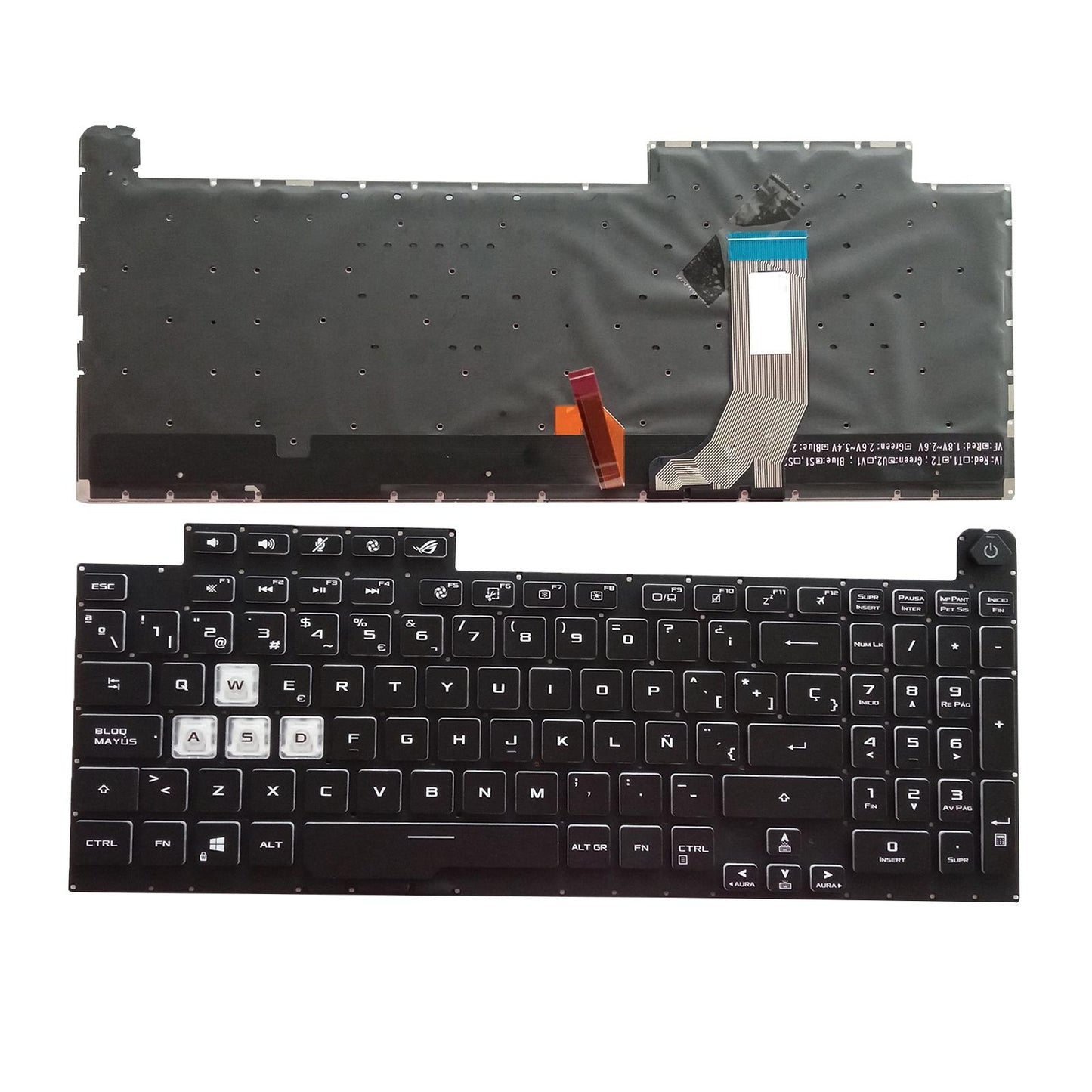 Replacement Keyboard Small Carriage Return for ROG G731G Accessory