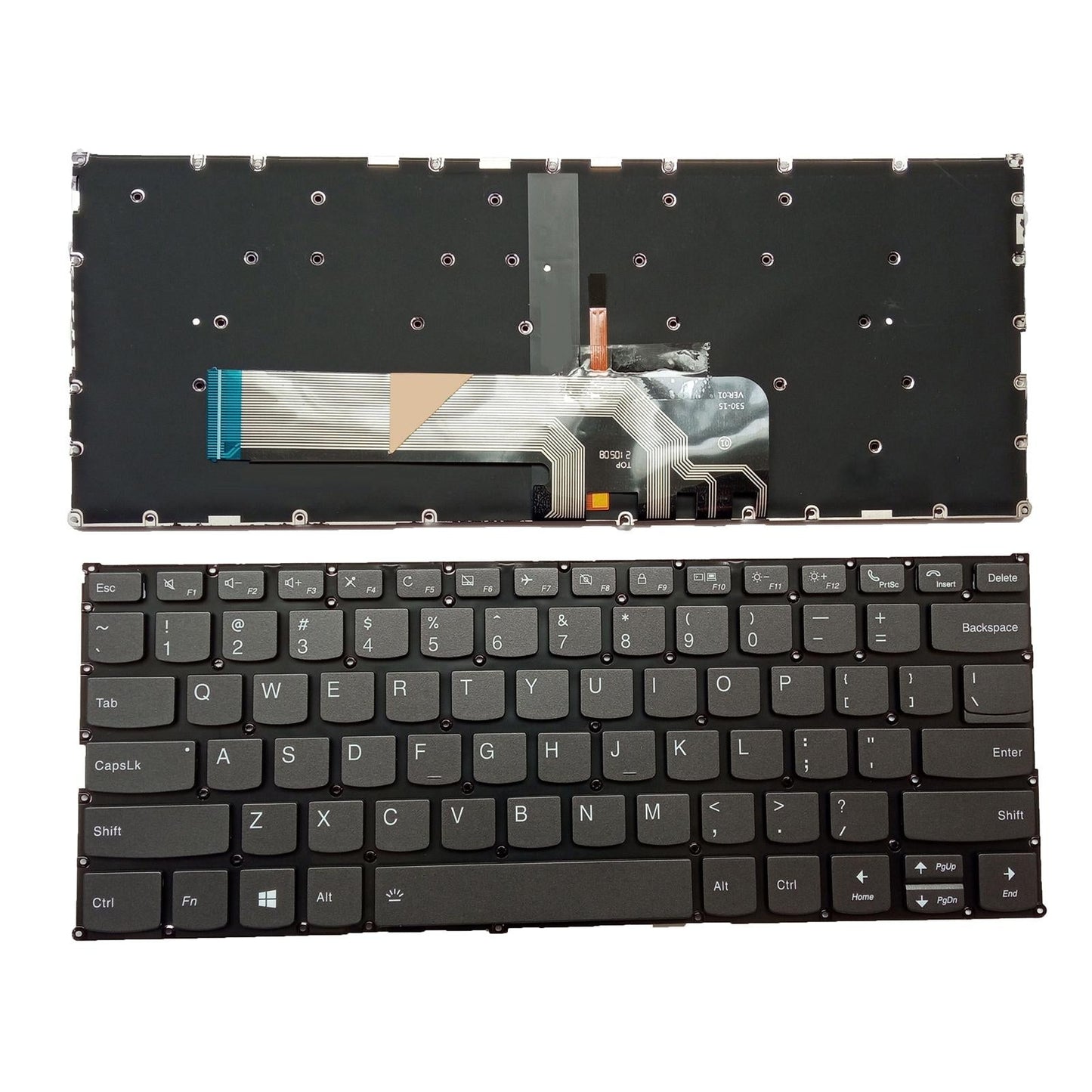 Laptop Replacement Keyboard with Backlit US for 13S-Iwl 14-Iml 14S-Iwl