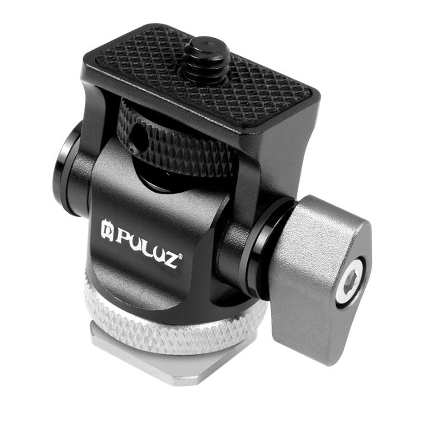 Tripod Mini Ball Head Adapter 1/4 Hotshoe Screw for Digital Camera Monitor"