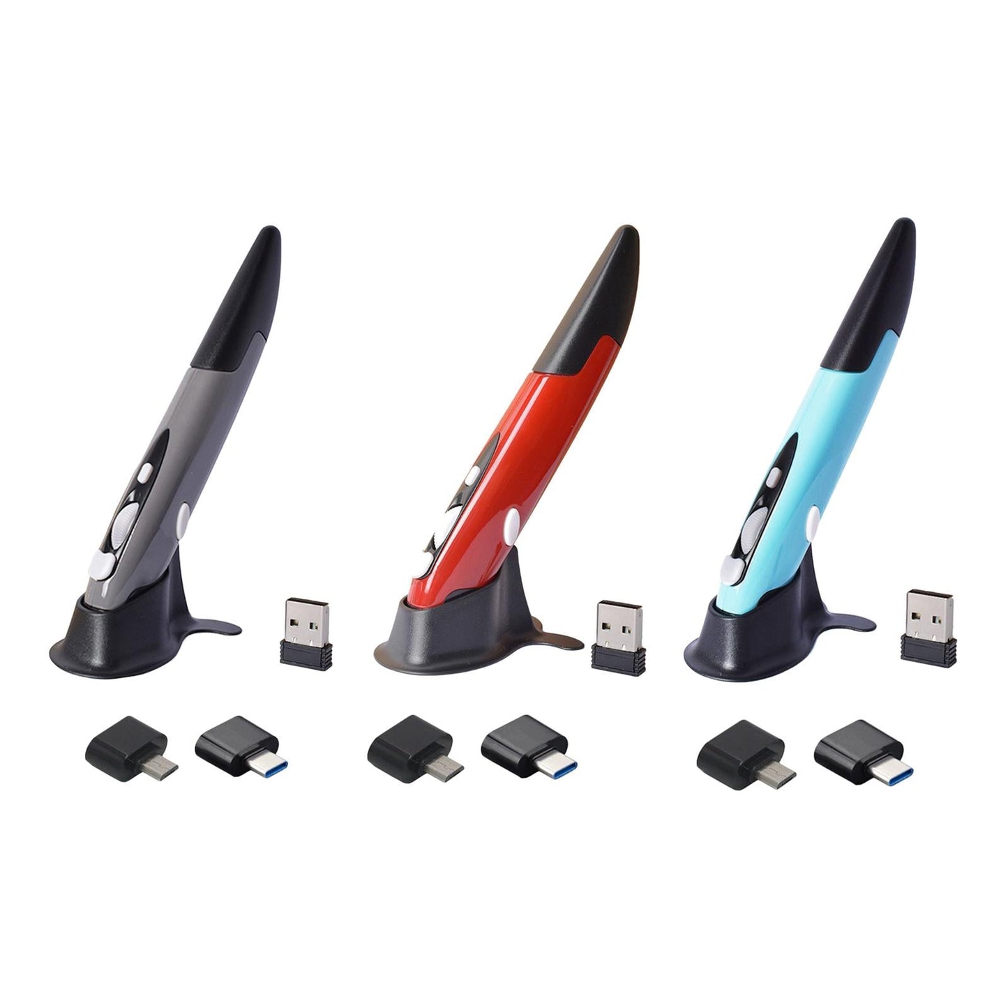 2.4G Wireless Mouse Pen Handwriting for Notebook Phone Laptop Red