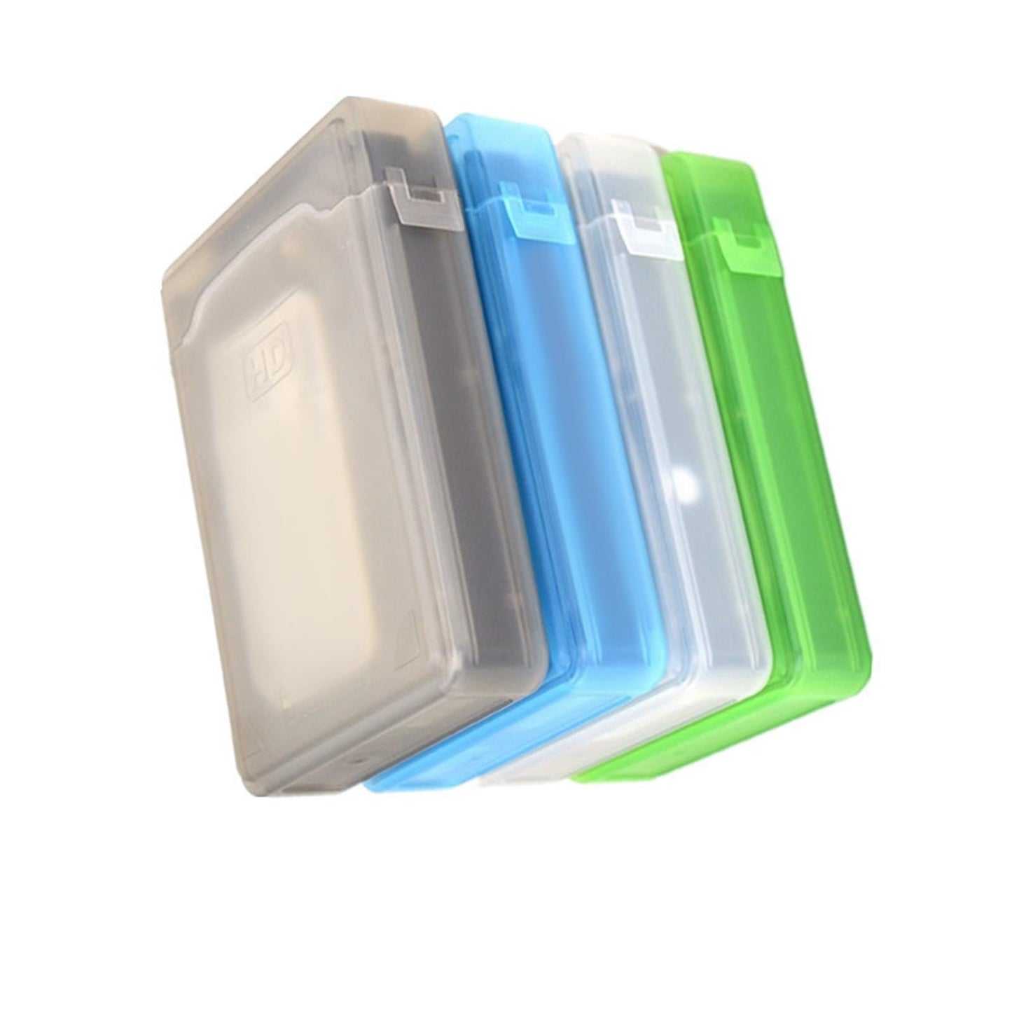 3.5 inch IDE SATA Hard Disk Drive HDD Case Protective Protection Storage Box White