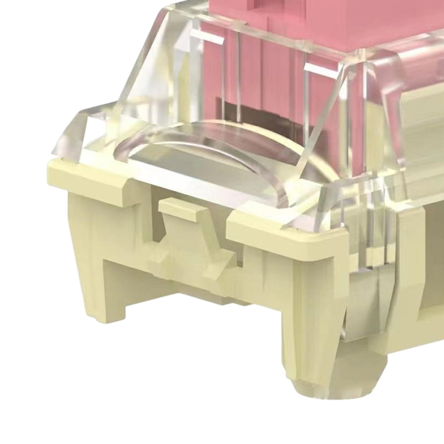 Mechanical Keyboard Switch Smooth Good Light Transmission for Ttc Gold Pink 100pcs