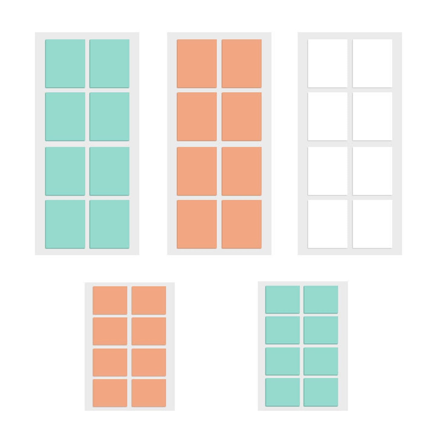 8Pcs Chipset Cooling Heatsink Professional Soft for CPU Graphics Cards SSD