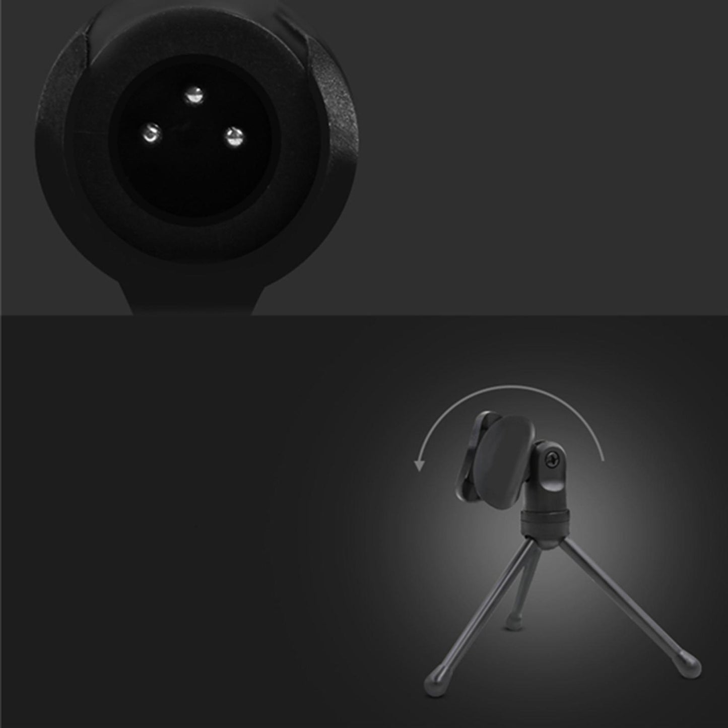 Condenser Microphone Noise Cancelling for Video Recording Computer Laptop