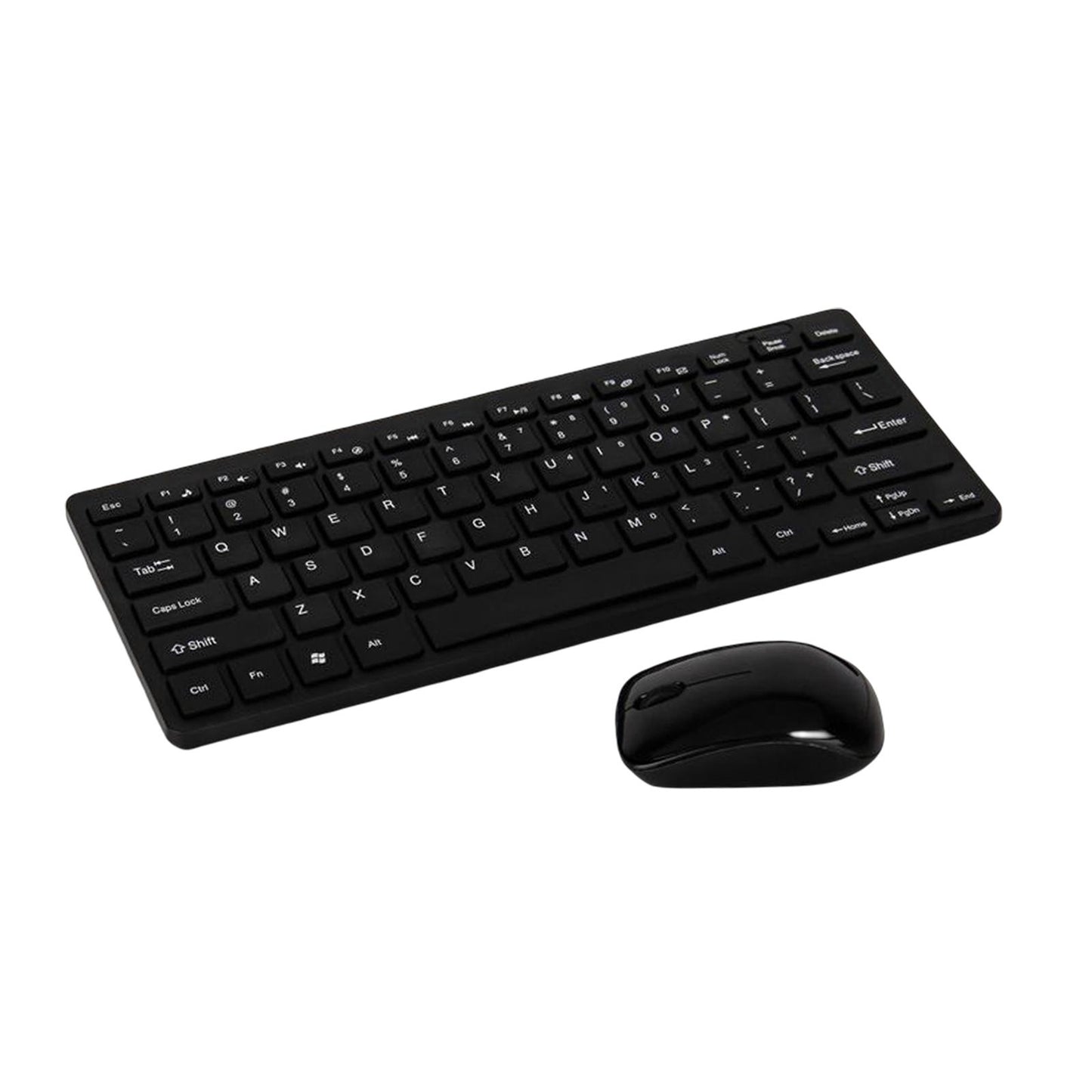 Keyboard and Mouse US Layout Stable Signal mute for Notebook Desktop Black