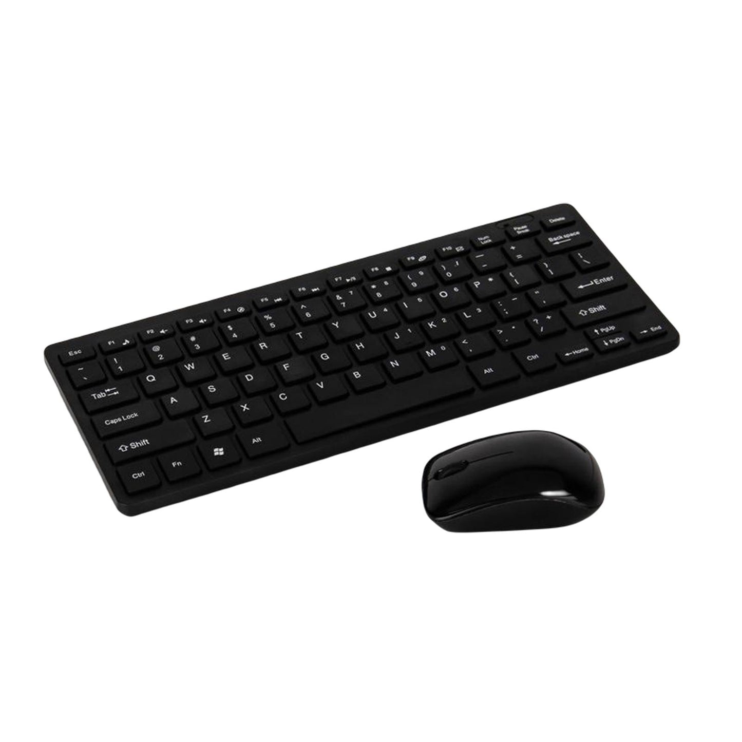 Keyboard and Mouse US Layout Stable Signal mute for Notebook Desktop Black
