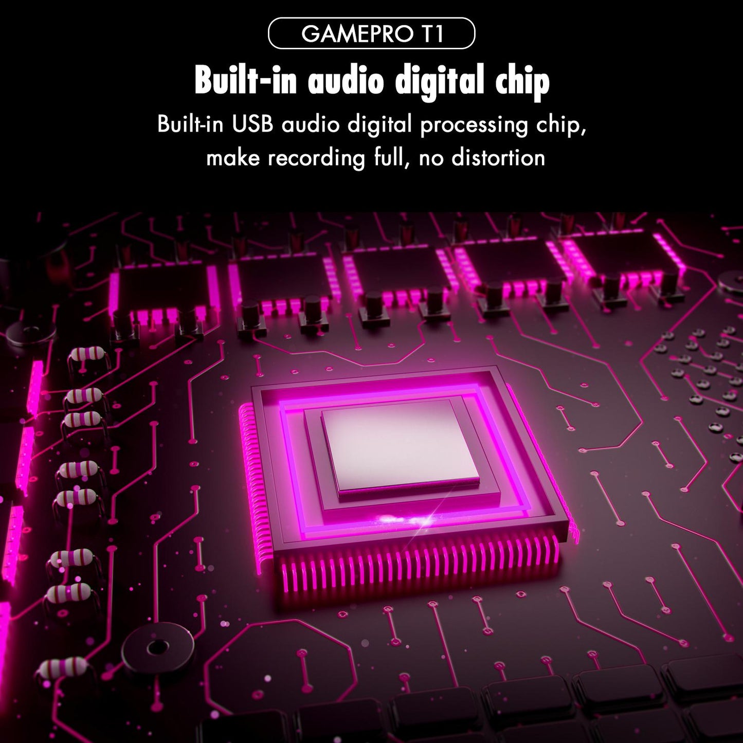 USB Microphone RGB USB Gaming Mic for Streaming Livestreaming PC Recording