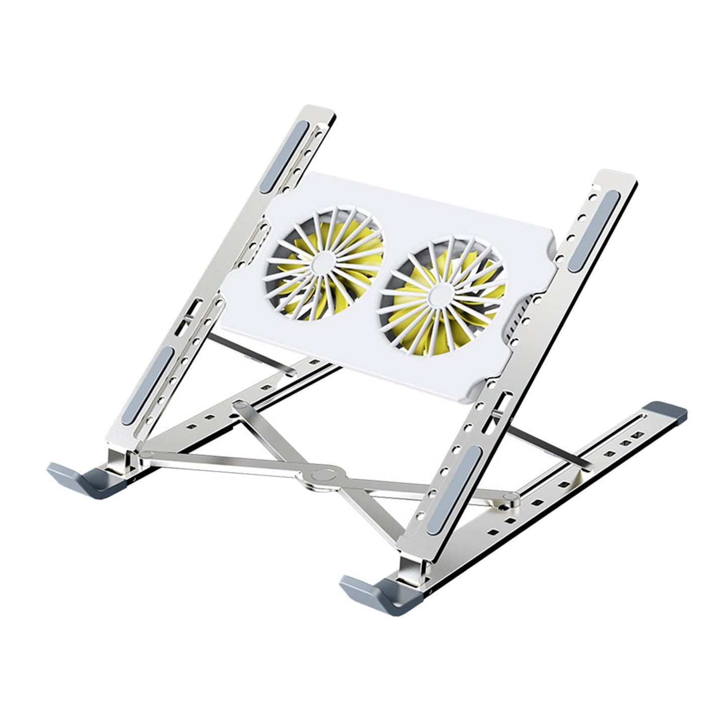 Foldable Laptop Cooling Pad Stand Portable Adjustable for Table no Type C Cable