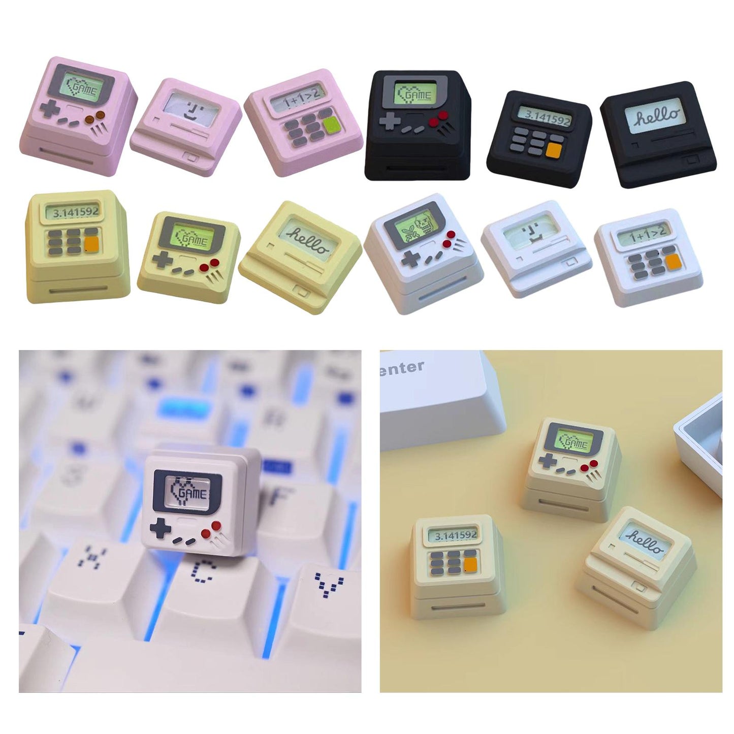 Durable Computer keycaps Direct Replaces for Mechanical Gaming Keyboard White