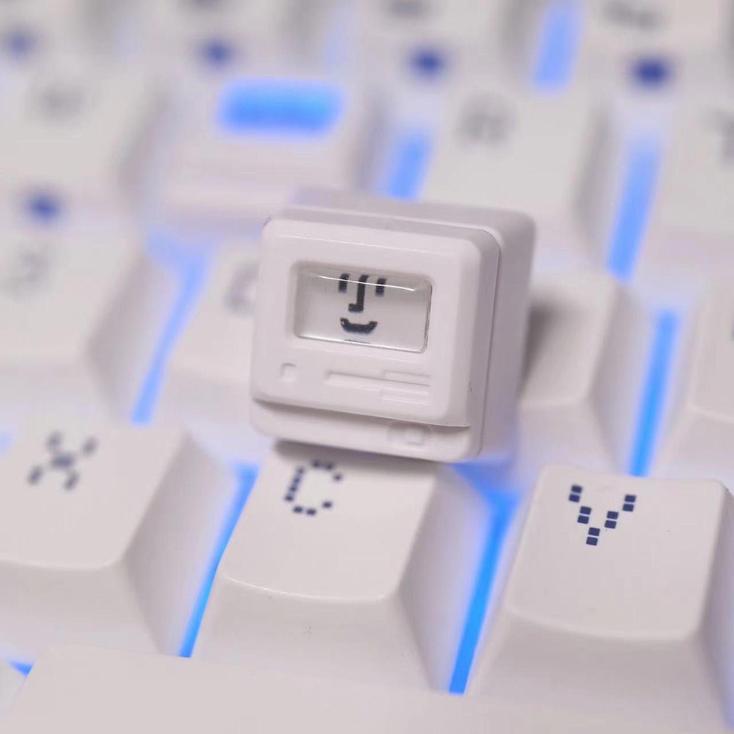 Durable Computer keycaps Direct Replaces for Mechanical Gaming Keyboard White