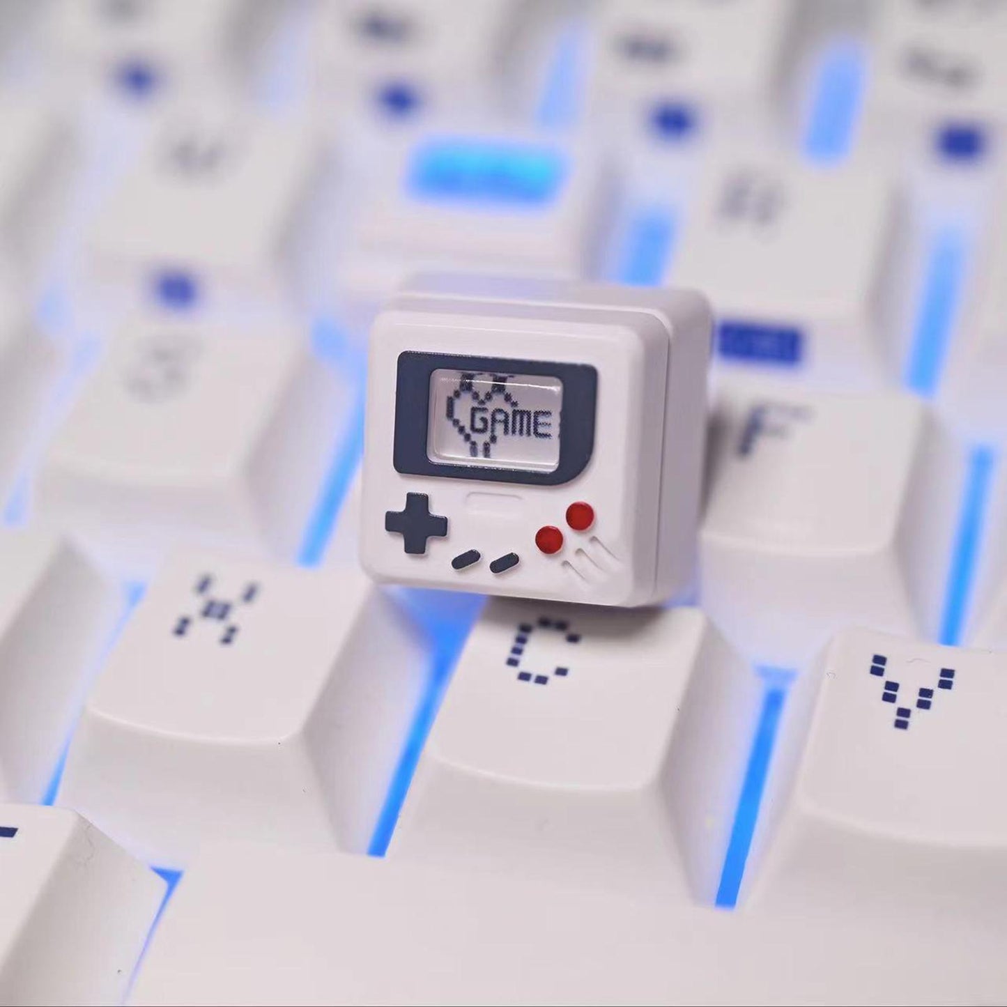 Durable Computer keycaps Direct Replaces for Mechanical Gaming Keyboard White