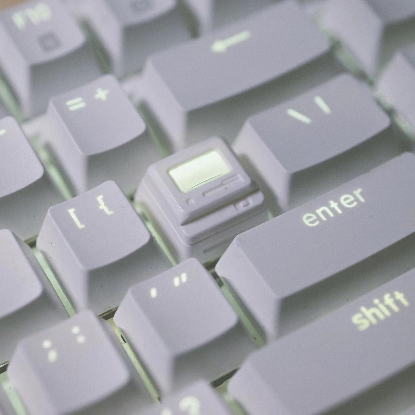 Durable Computer keycaps Direct Replaces for Mechanical Gaming Keyboard White