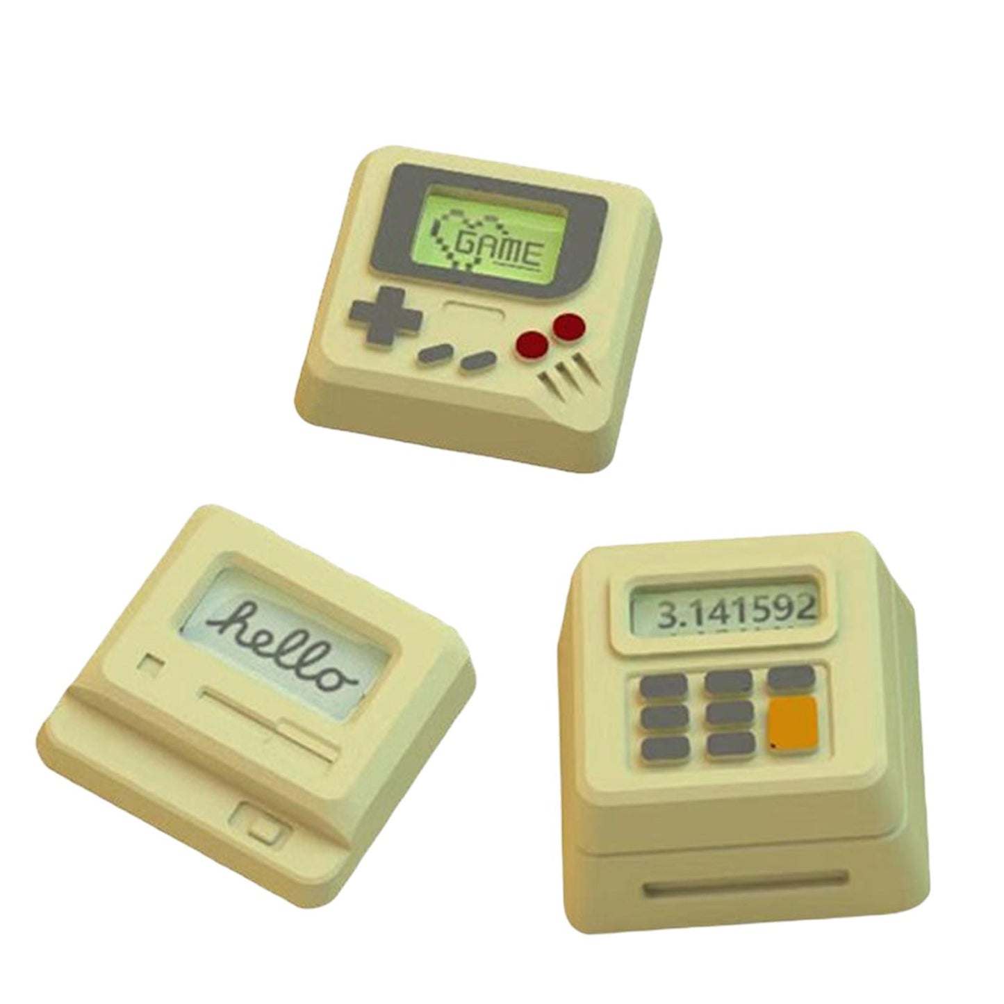 Durable Computer keycaps Direct Replaces for Mechanical Gaming Keyboard Light Yellow