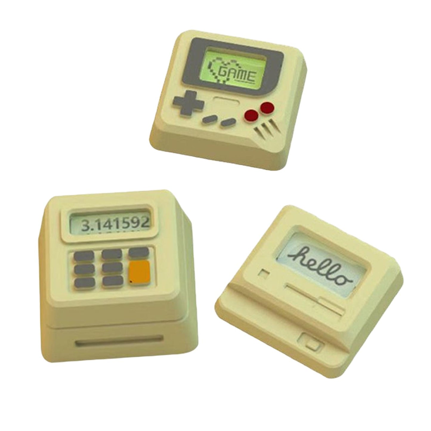 Durable Computer keycaps Direct Replaces for Mechanical Gaming Keyboard Light Yellow