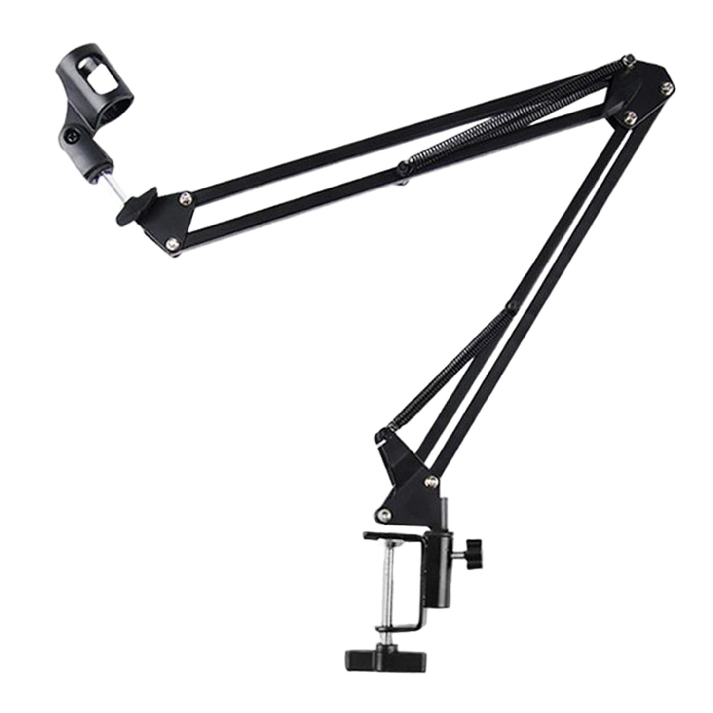 Microphone Arm Stand with Desk Clamp Sturdy for Podcasting Radio Station