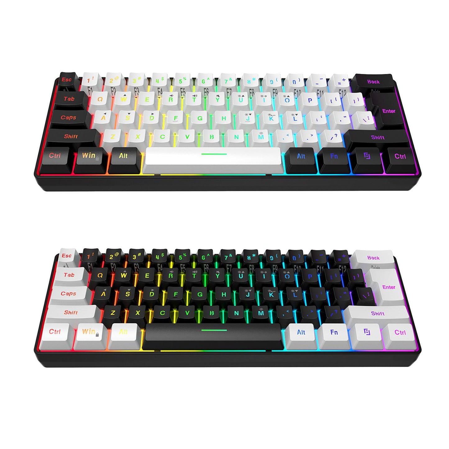 Gaming Keyboard PC Keyboard Multifunctional Portable Ergonomic for PC Office