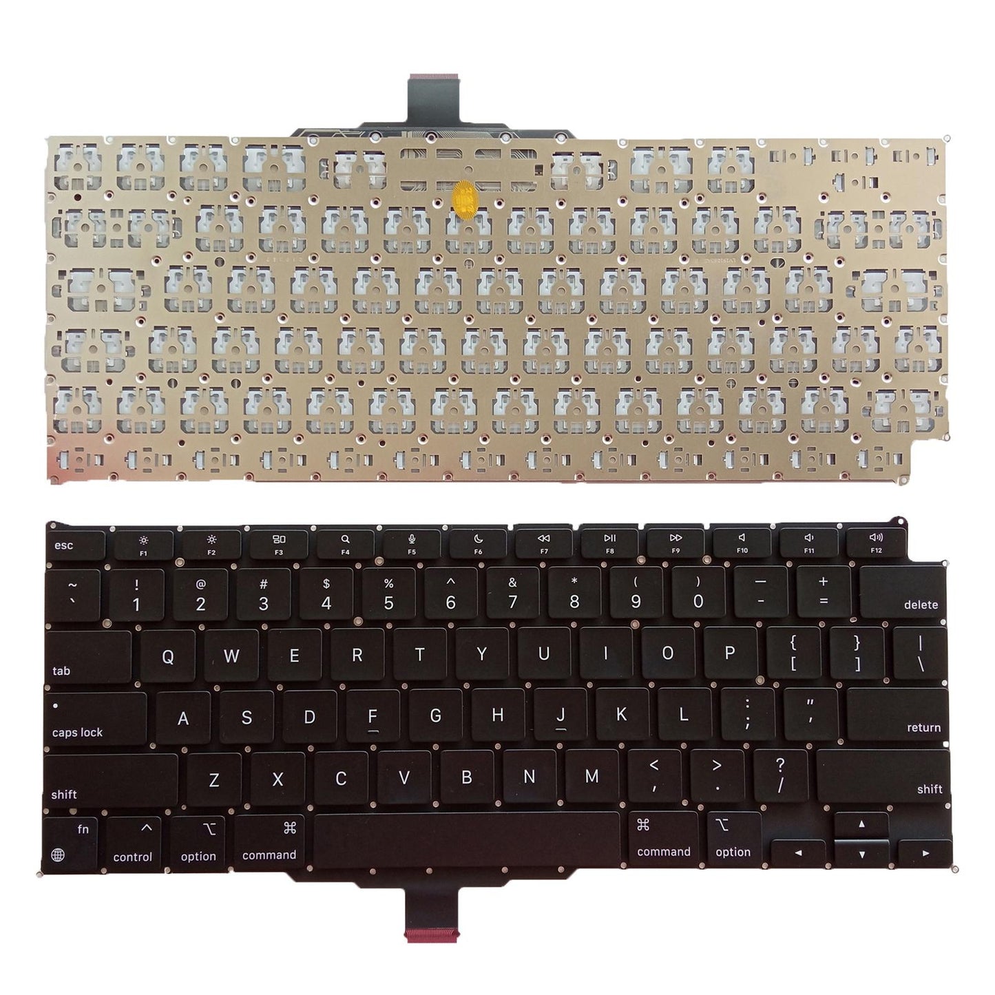 Replacement Keyboard Black for 13" M1 A2337 2020 Mgn63 Mgn93 EMC 3598 Parts