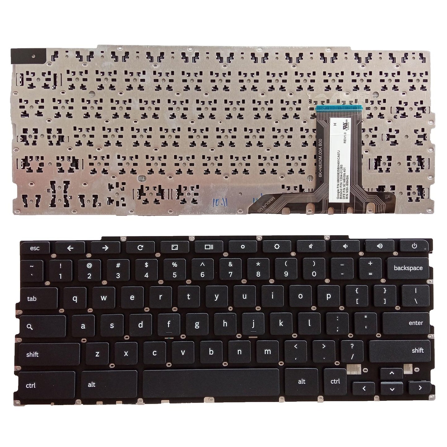 Replacement Keyboard US Layout Accessories Black for Chromebook C11