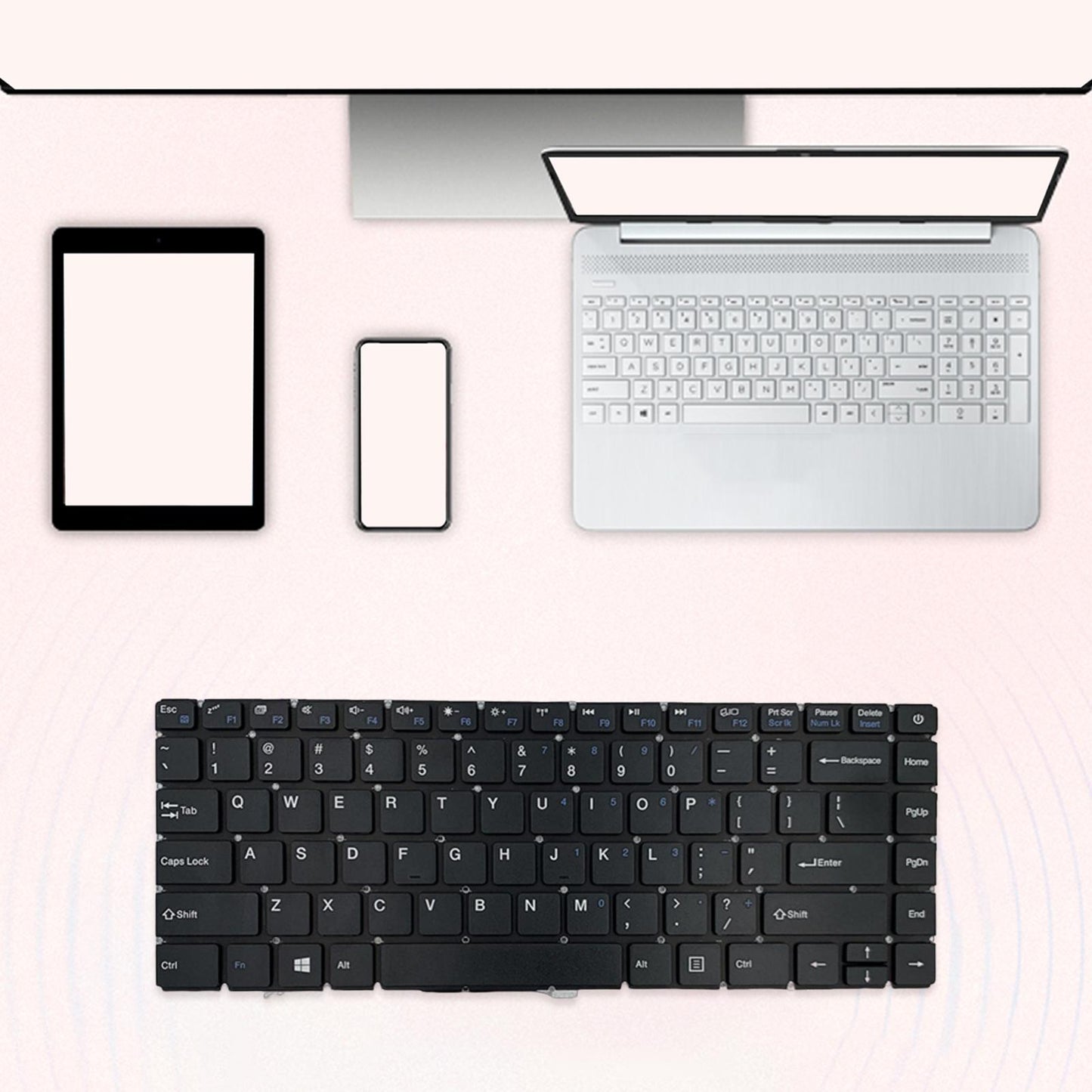 Replacement Keyboard US Layout for Psb133S01Cfp dB Cis Psb133S01Cfh DG Cis