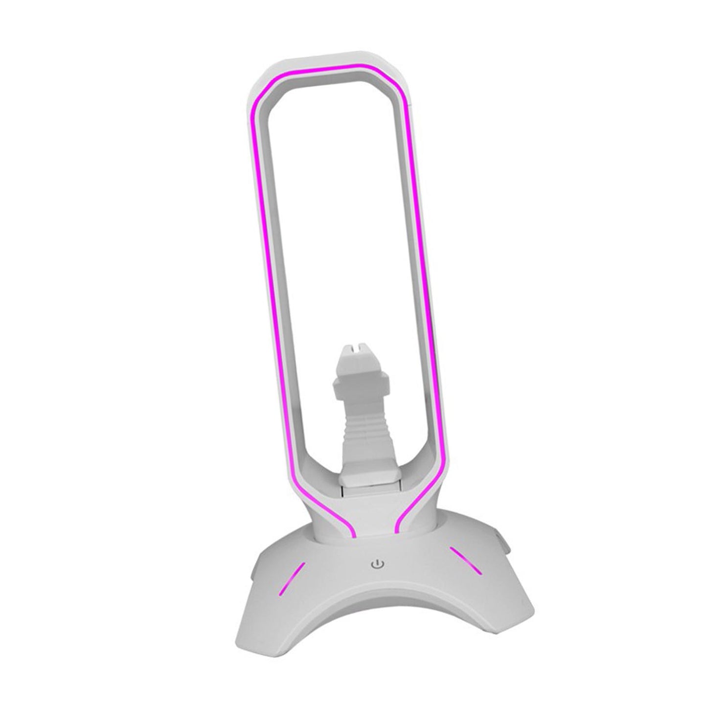 Headset Holder Earphone Stand RGB Light PC Accessories for All Headsets White