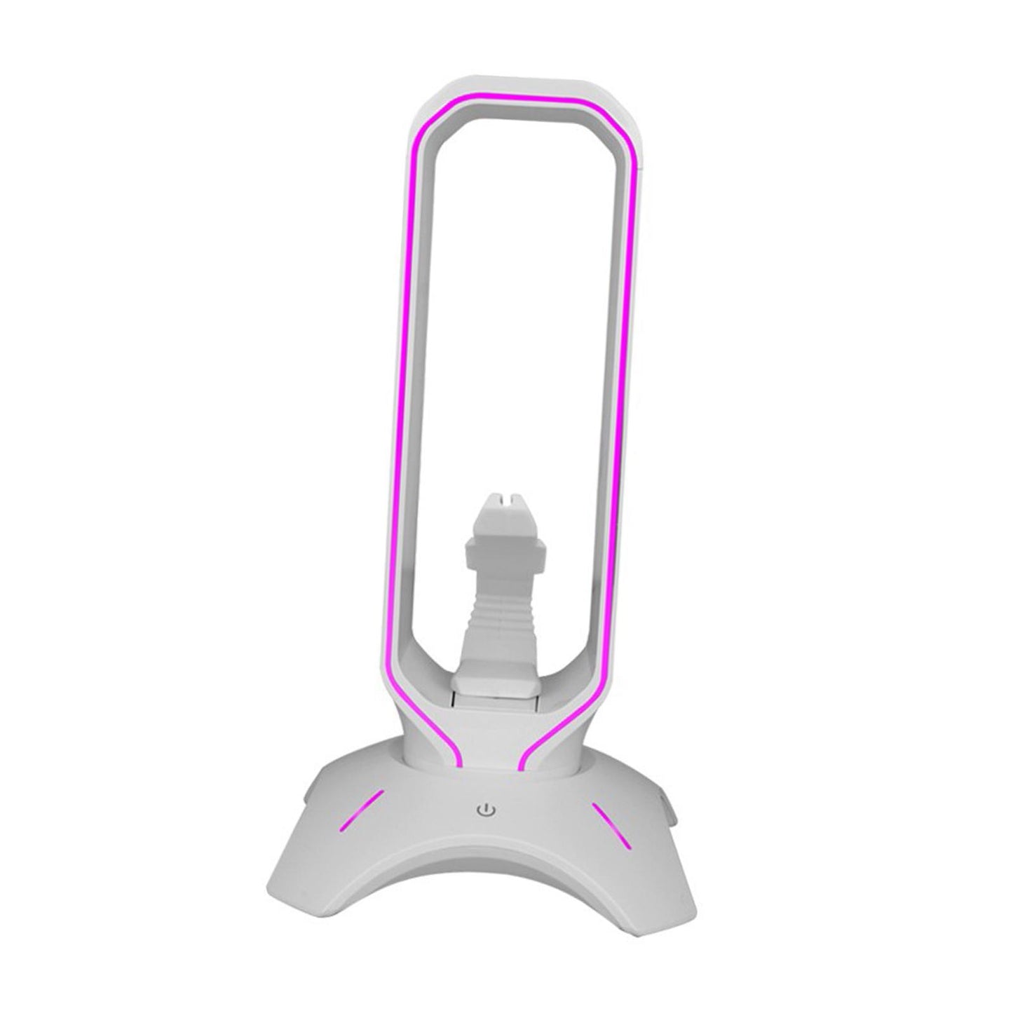 Headset Holder Earphone Stand RGB Light PC Accessories for All Headsets White