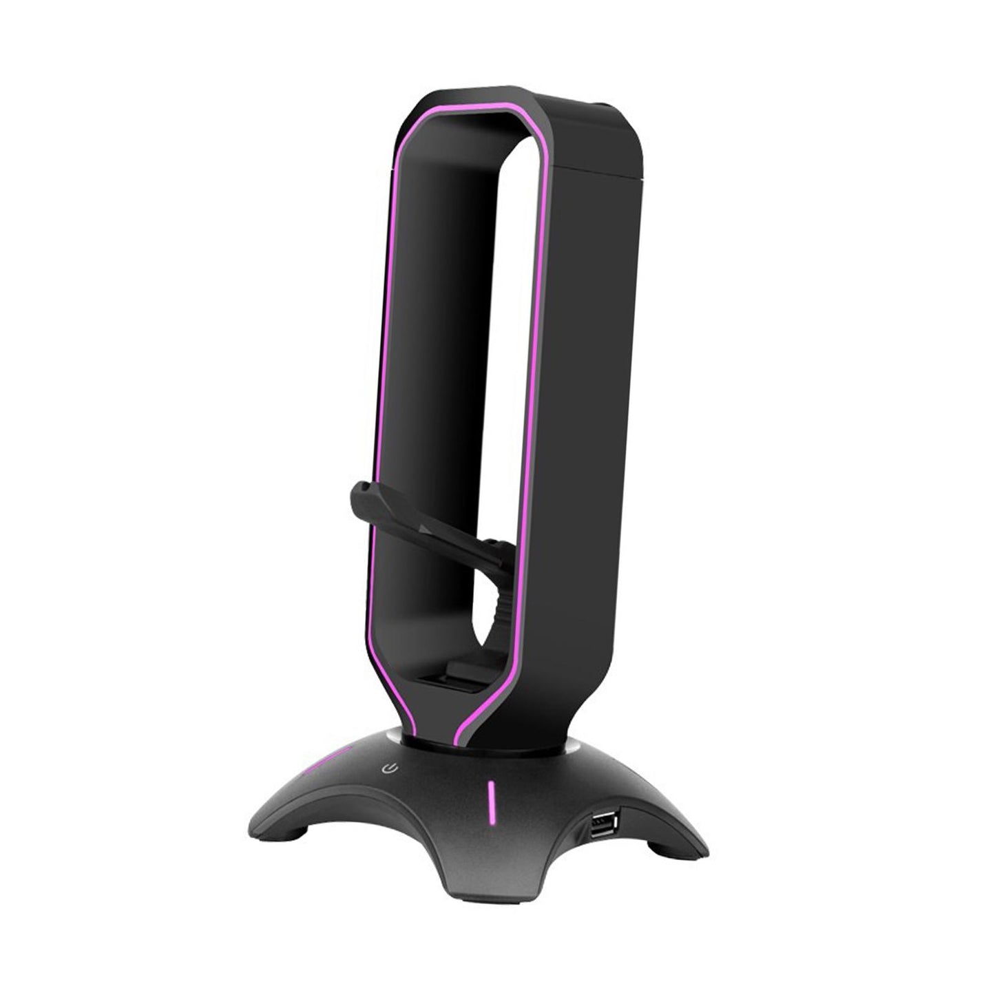 Headset Holder Earphone Stand RGB Light PC Accessories for All Headsets Black