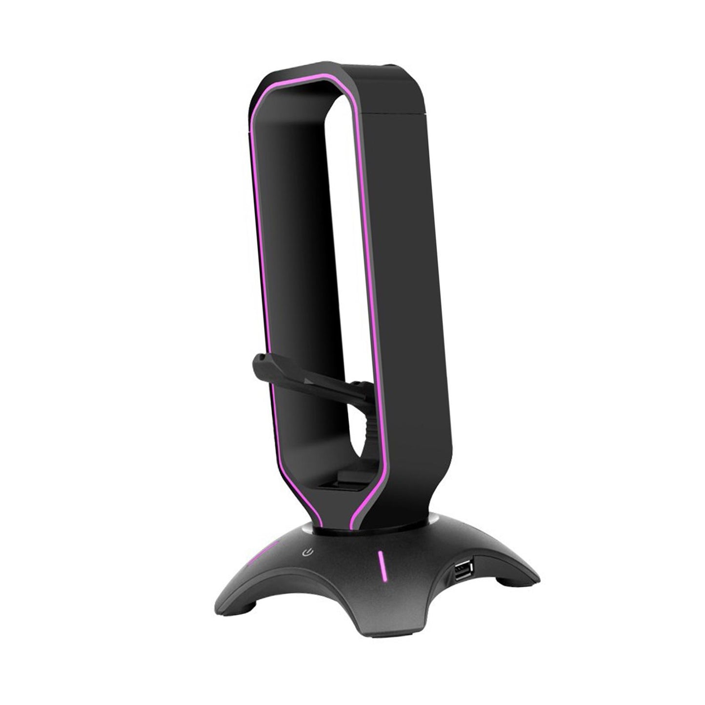Headset Holder Earphone Stand RGB Light PC Accessories for All Headsets Black