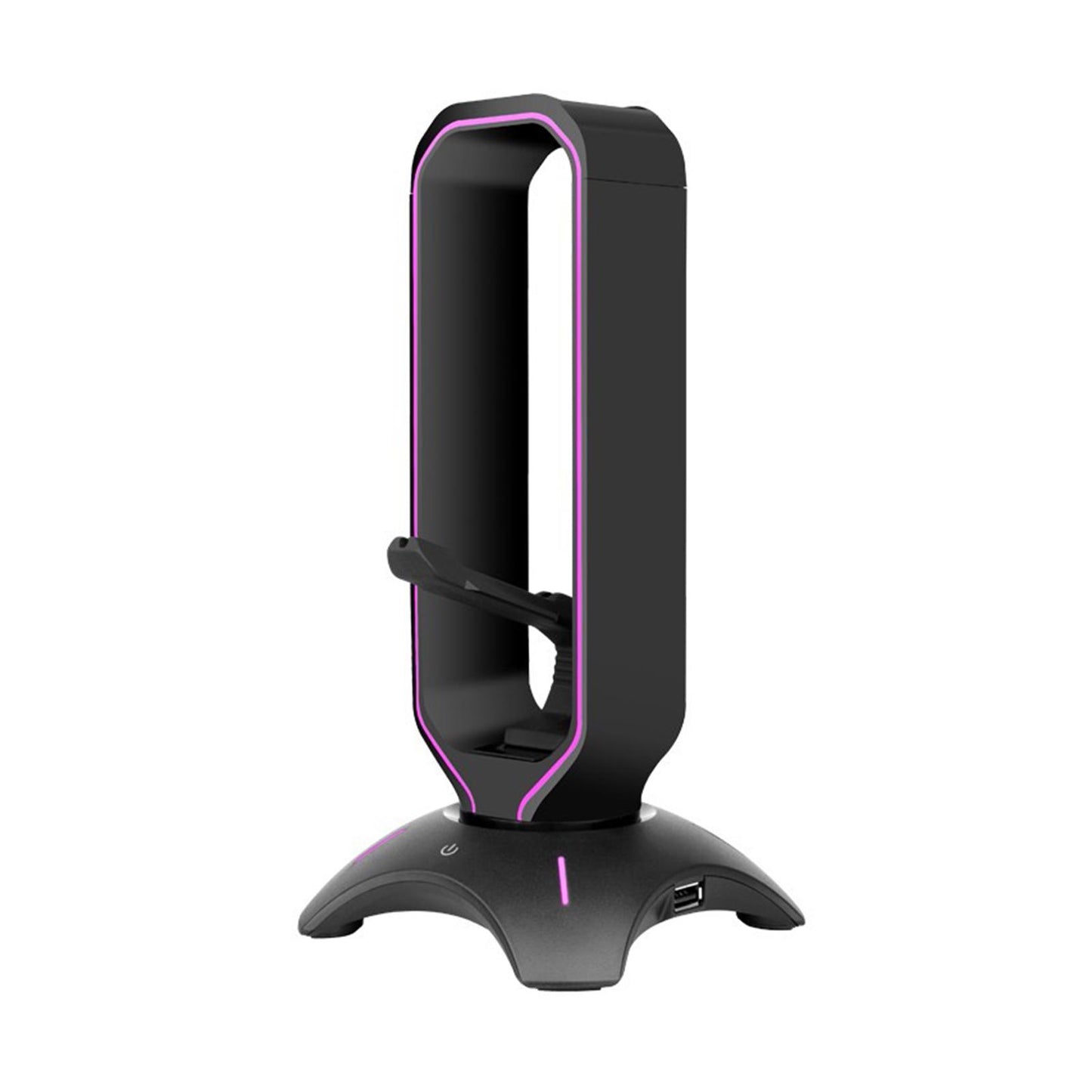 Headset Holder Earphone Stand RGB Light PC Accessories for All Headsets Black