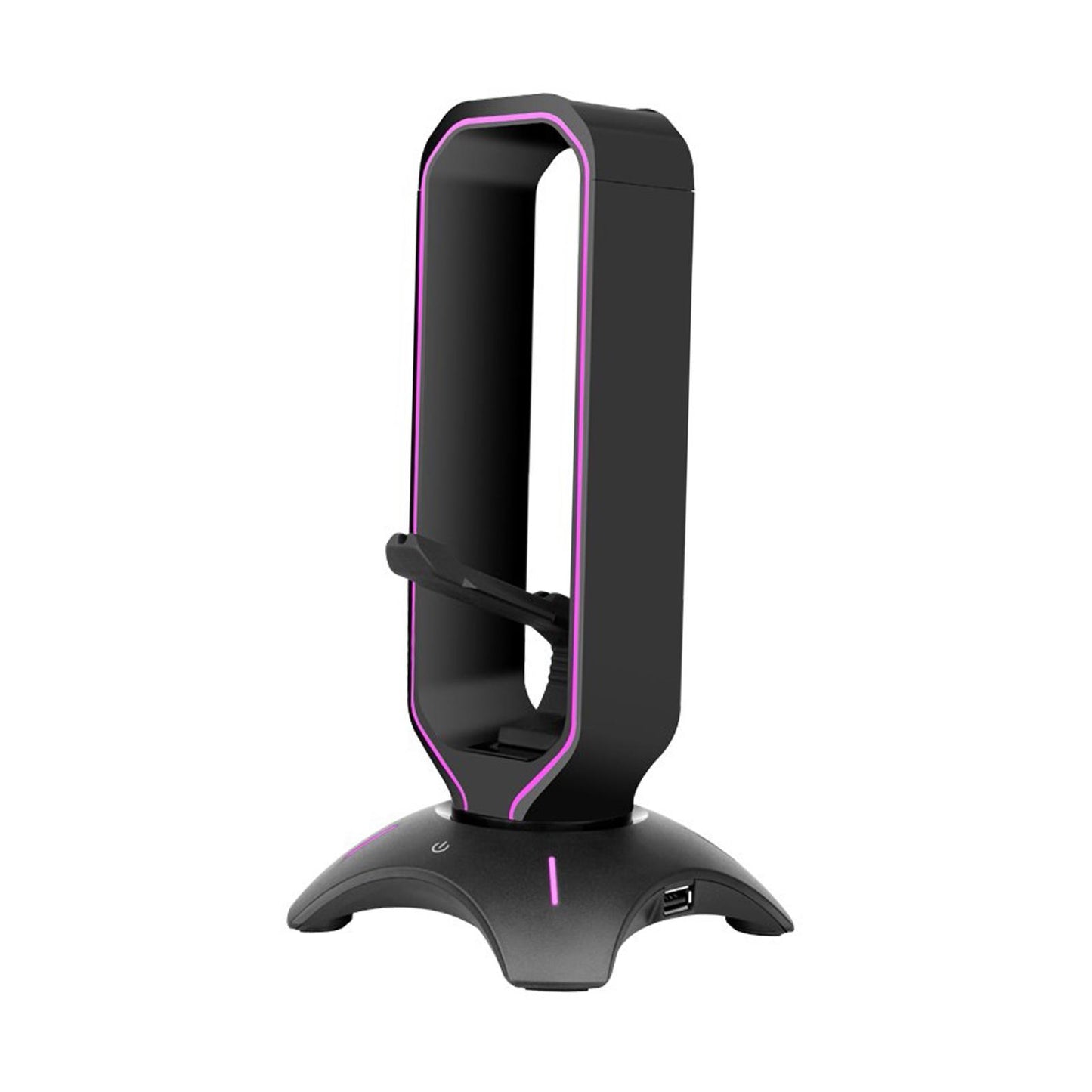 Headset Holder Earphone Stand RGB Light PC Accessories for All Headsets Black