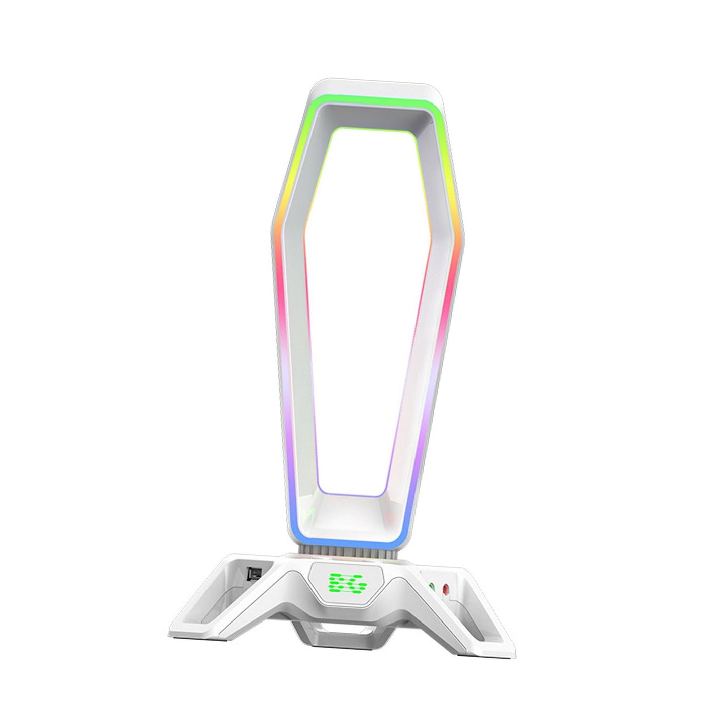 Headset Holder Desktop Desktop Display Shelf Desk Gaming for All Headsets White