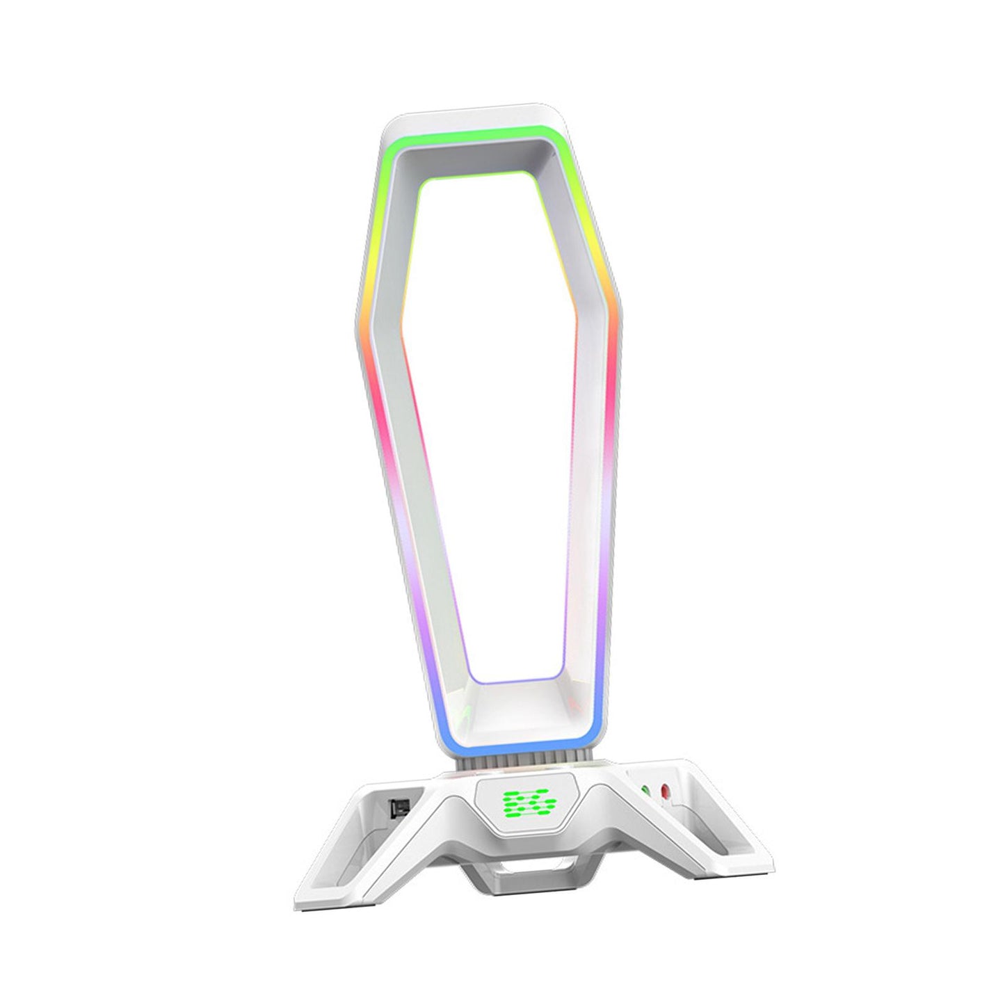 Headset Holder Desktop Desktop Display Shelf Desk Gaming for All Headsets White