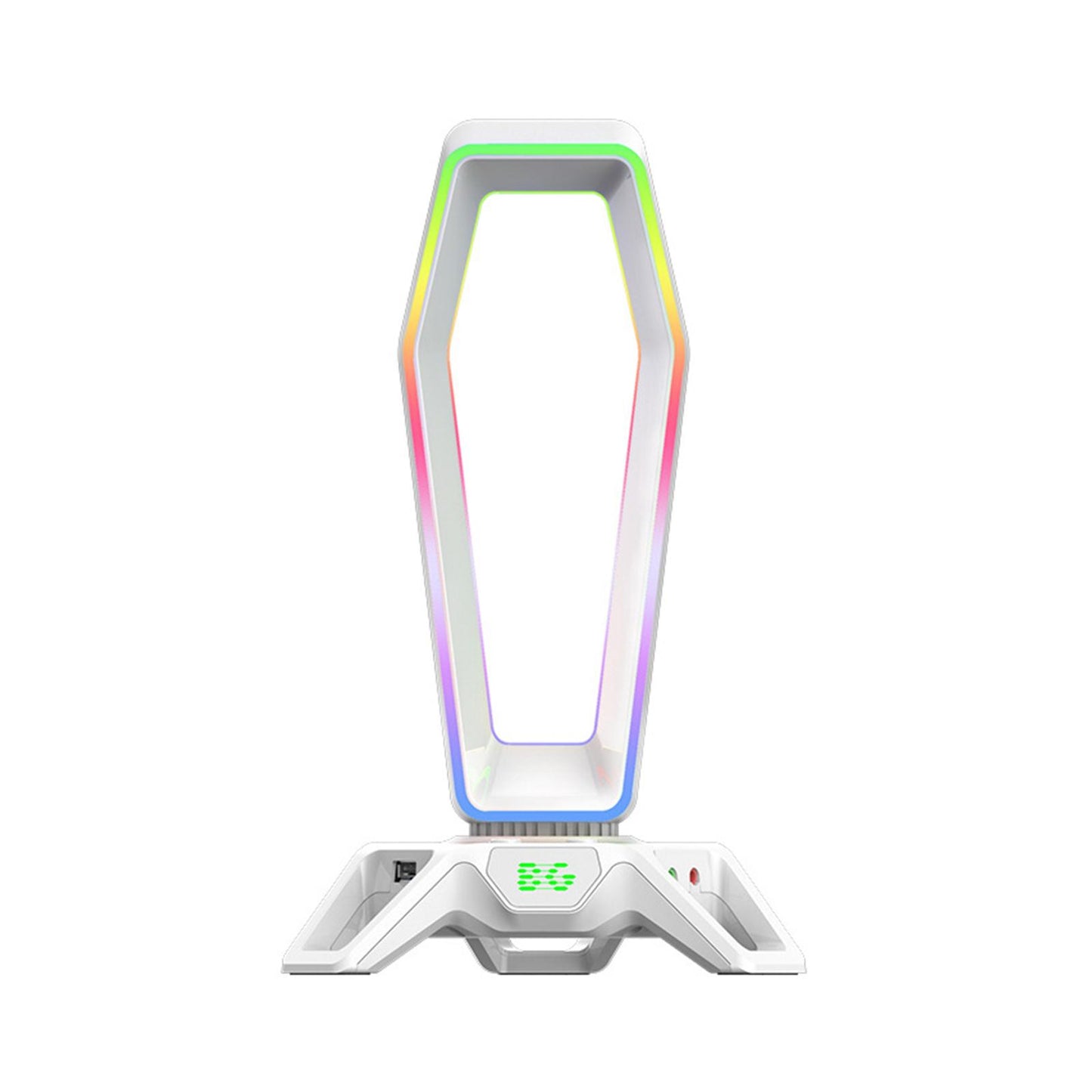 Headset Holder Desktop Desktop Display Shelf Desk Gaming for All Headsets White