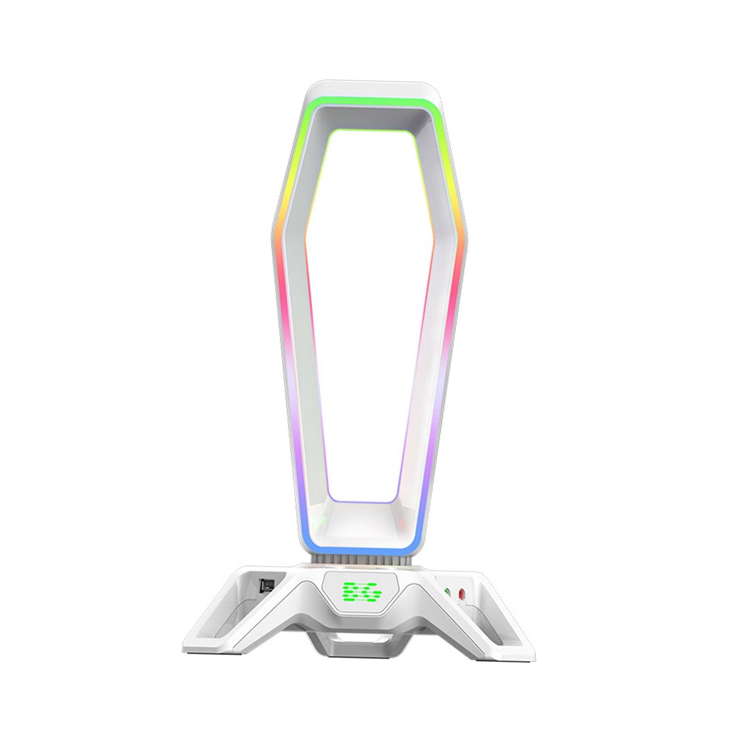 Headset Holder Desktop Desktop Display Shelf Desk Gaming for All Headsets White