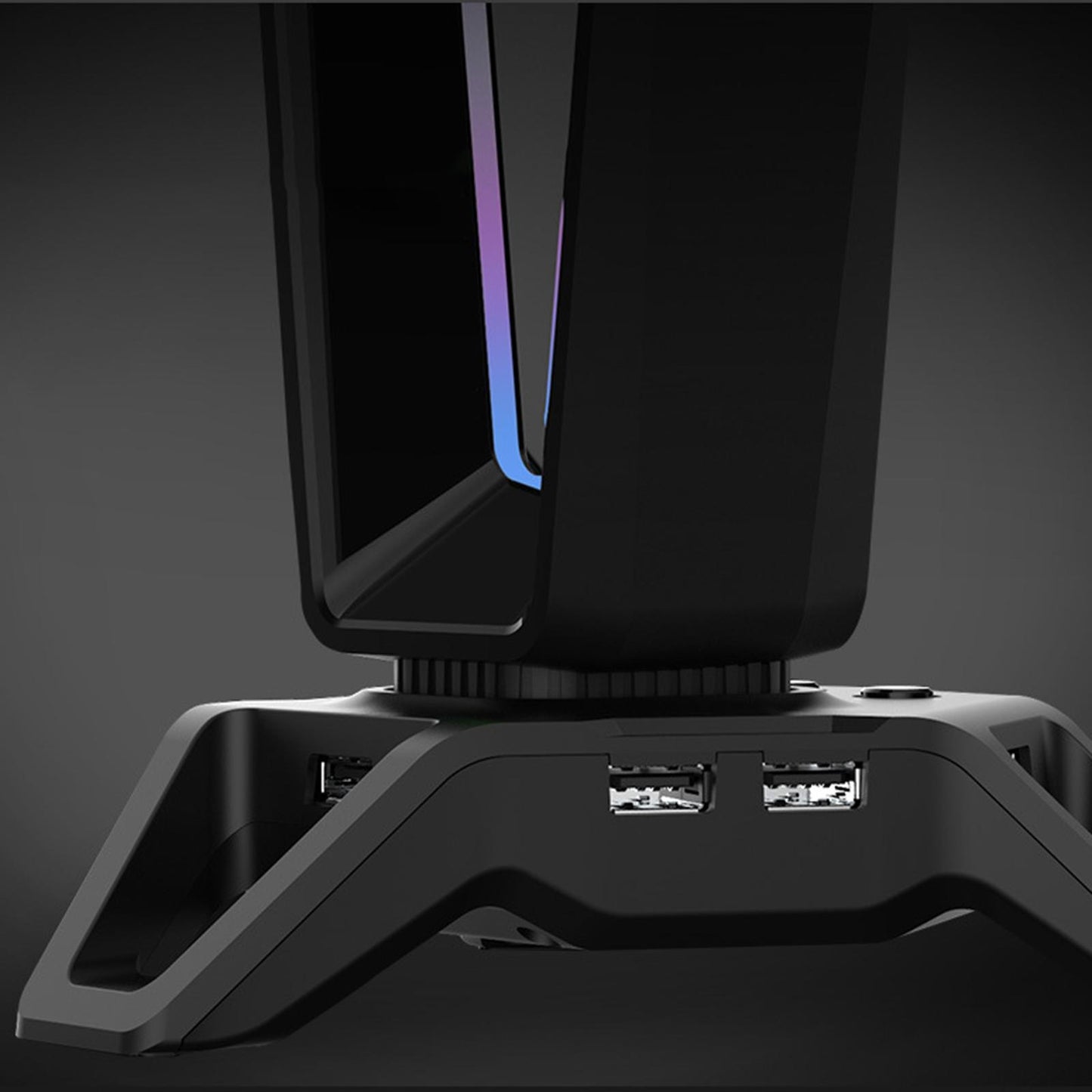 Headset Holder Desktop Desktop Display Shelf Desk Gaming for All Headsets Black