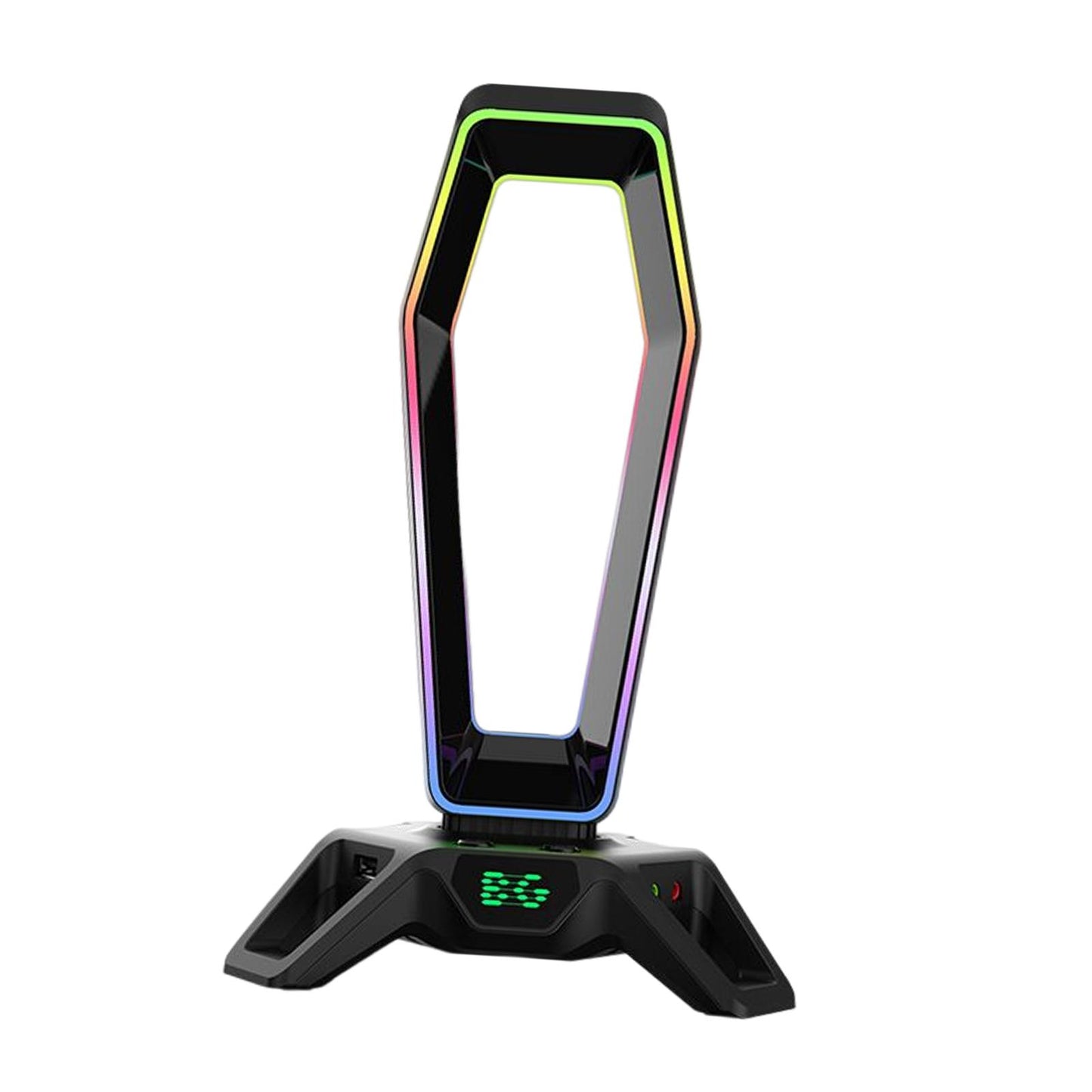 Headset Holder Desktop Desktop Display Shelf Desk Gaming for All Headsets Black