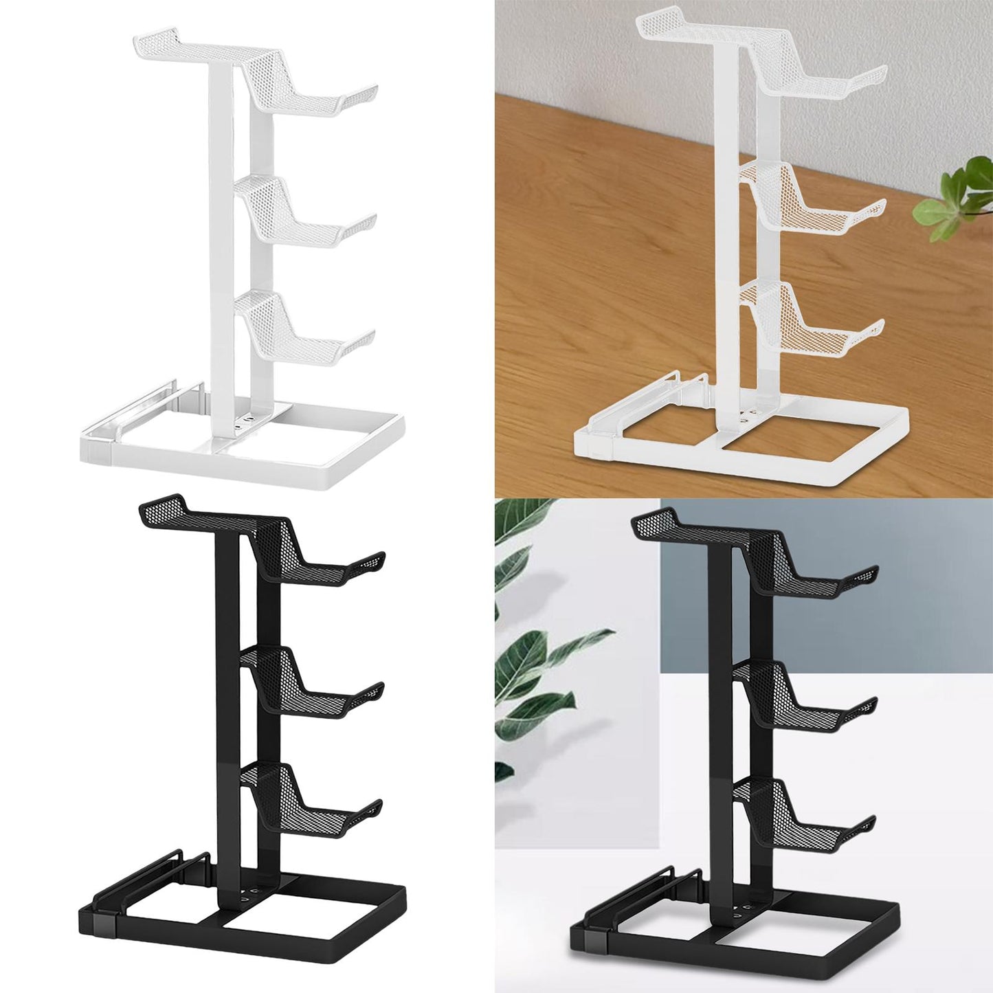 Universal Gaming Headset Stand for Gaming Handle Hanger Gaming Accessory White