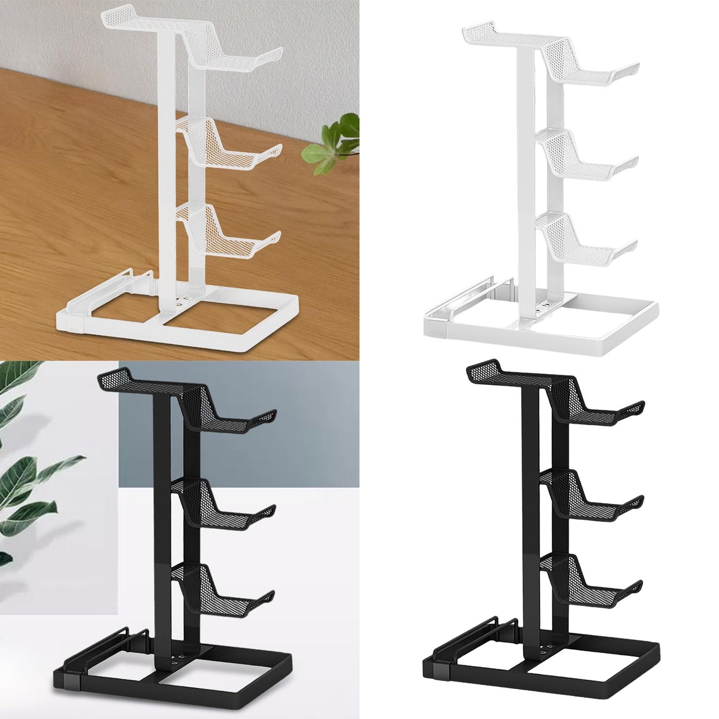 Universal Gaming Headset Stand for Gaming Handle Hanger Gaming Accessory White