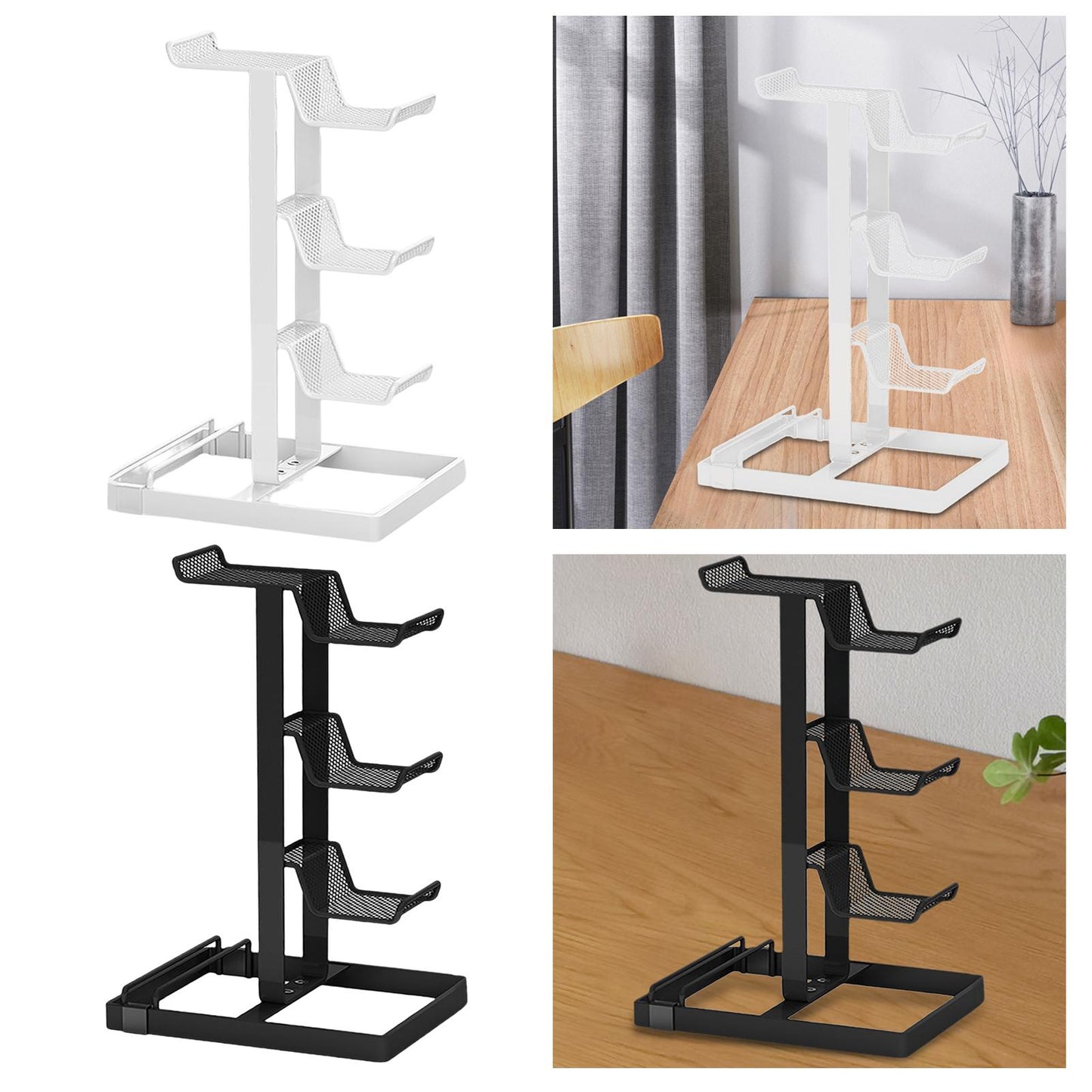 Universal Gaming Headset Stand for Gaming Handle Hanger Gaming Accessory White