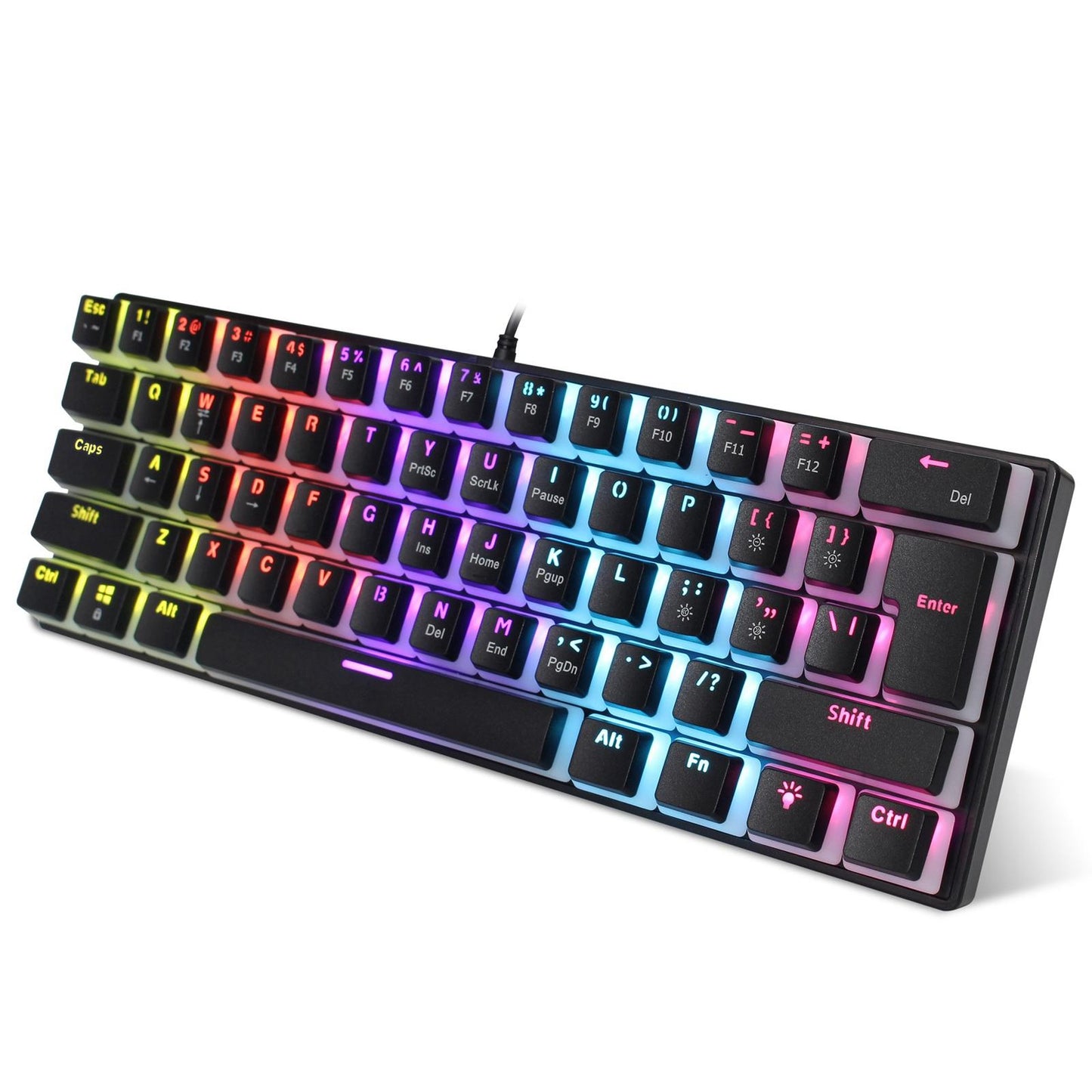 Compact Mechanical Gaming Keyboard Waterproof for Laptop computer