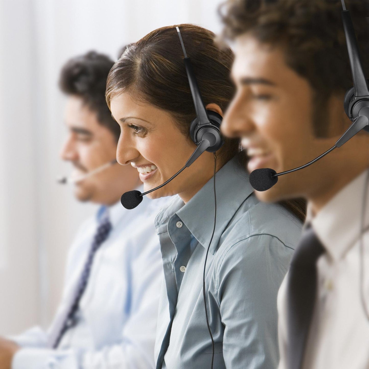 USB Computer Headset Indicator Light for Customer Service Conferences Office