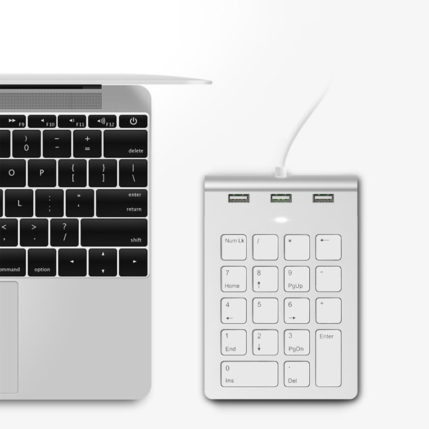 Numeric Keypad Wired Number Pad USB Keyboard for PC Desktop