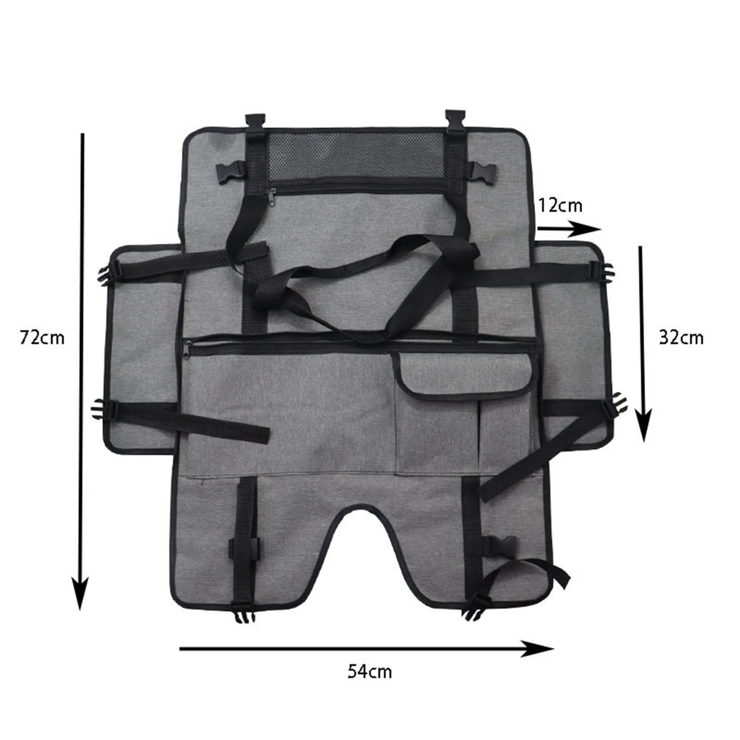 Monitor Carrying Bag Anti Scratch Screen Storage Bag with Handle for Travel Gray