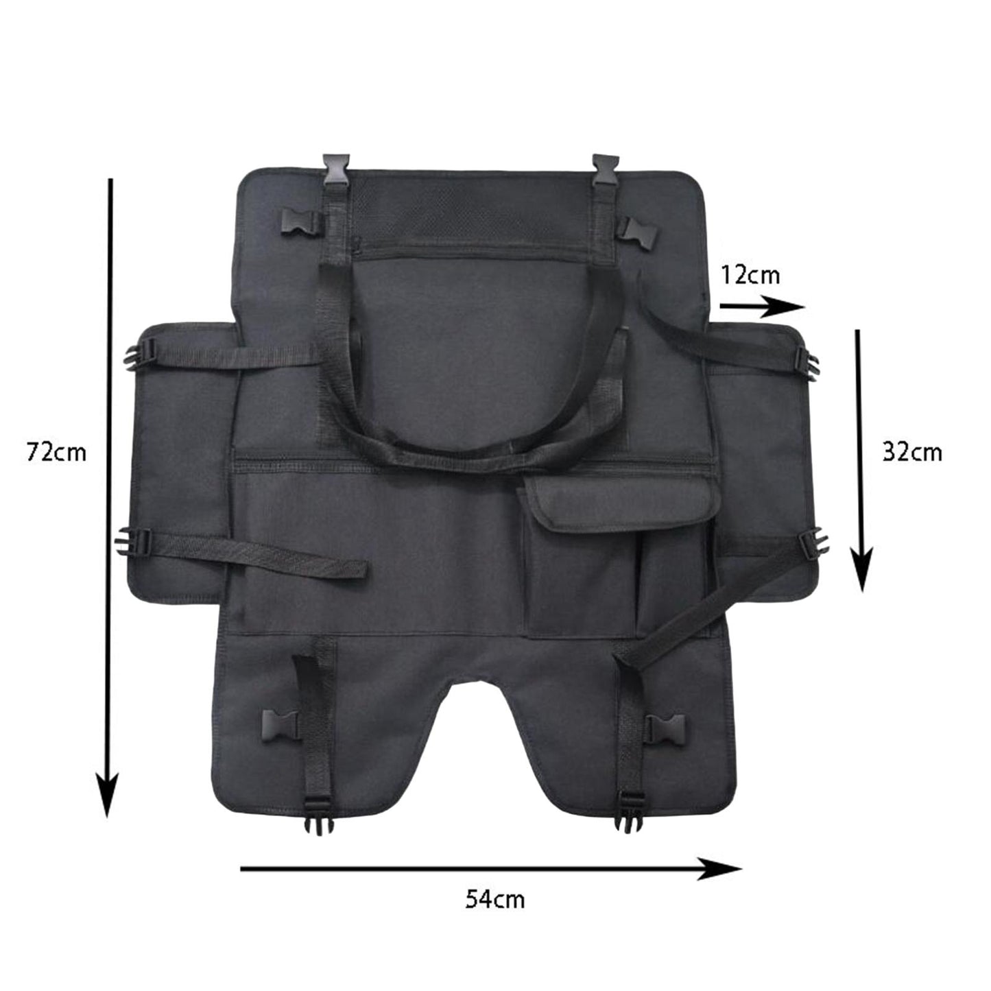 Monitor Carrying Bag Anti Scratch Screen Storage Bag with Handle for Travel Black