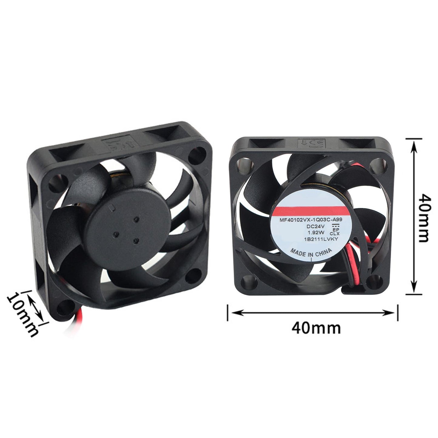 Silent Printer Cooling Fan Repair Mini for Computer Printer Small Appliances 24V