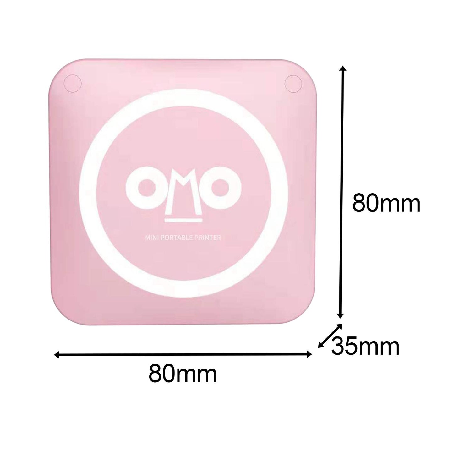 Mini Pocket Thermal Printer Instant Kids Use for Photo Hand Account Printing Pink