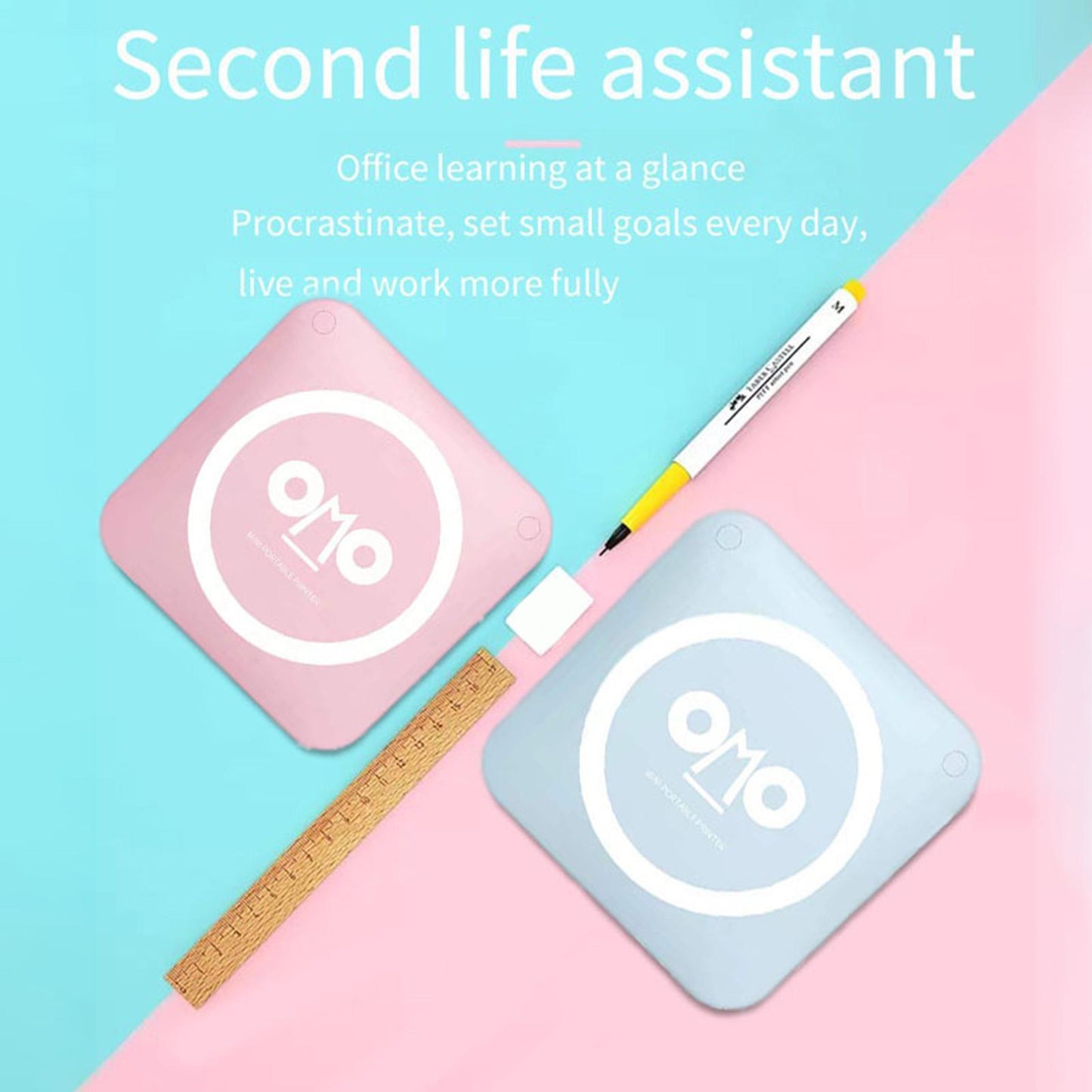 Mini Pocket Thermal Printer Instant Kids Use for Photo Hand Account Printing Blue