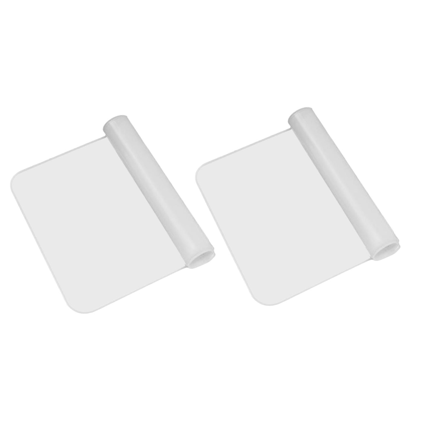 2 Pieces Keyboard Protector Cover Skin Durable Soft Washable Silicone Laptop 15inch-17inch Clear