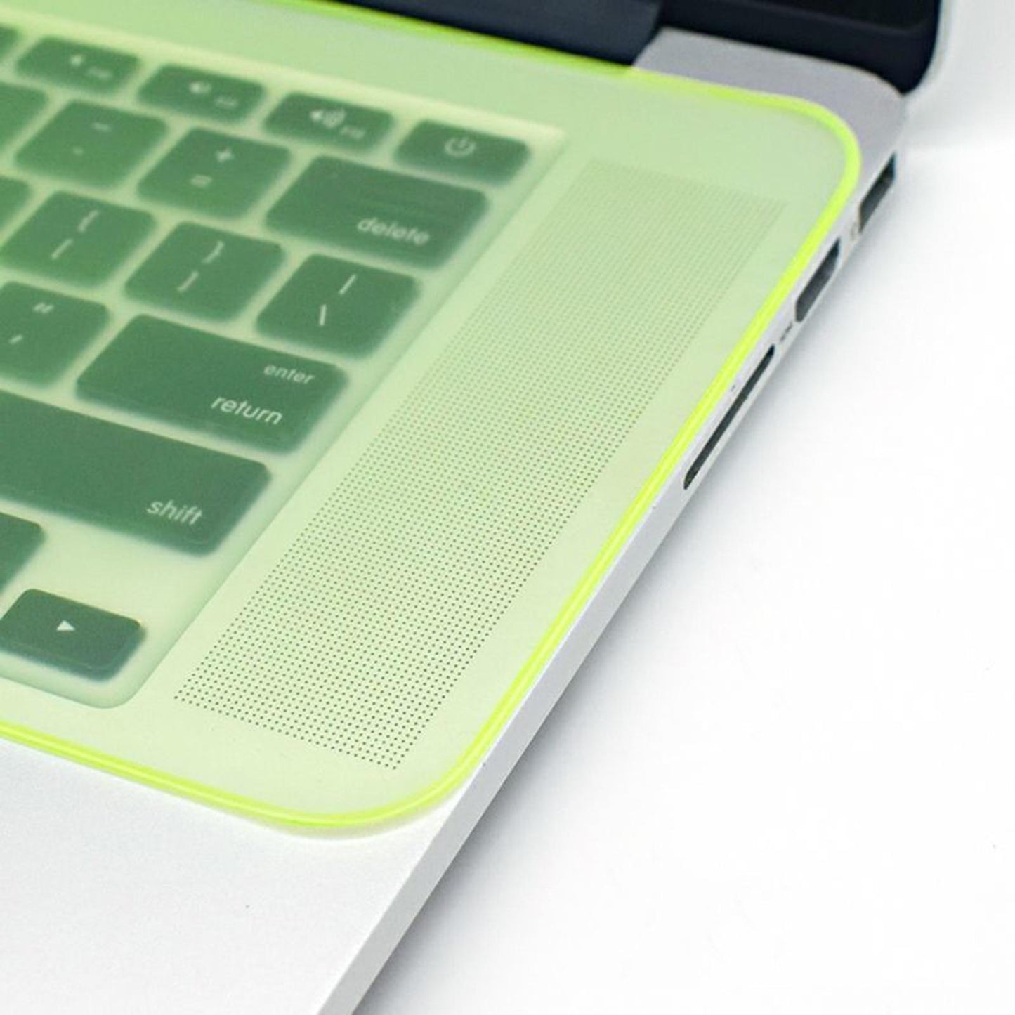 2 Pieces Keyboard Protector Cover Skin Durable Soft Washable Silicone Laptop 15inch-17inch Yellow