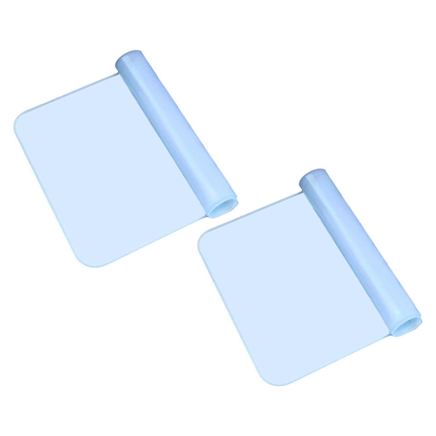 2 Pieces Keyboard Protector Cover Skin Durable Soft Washable Silicone Laptop 15inch-17inch Blue