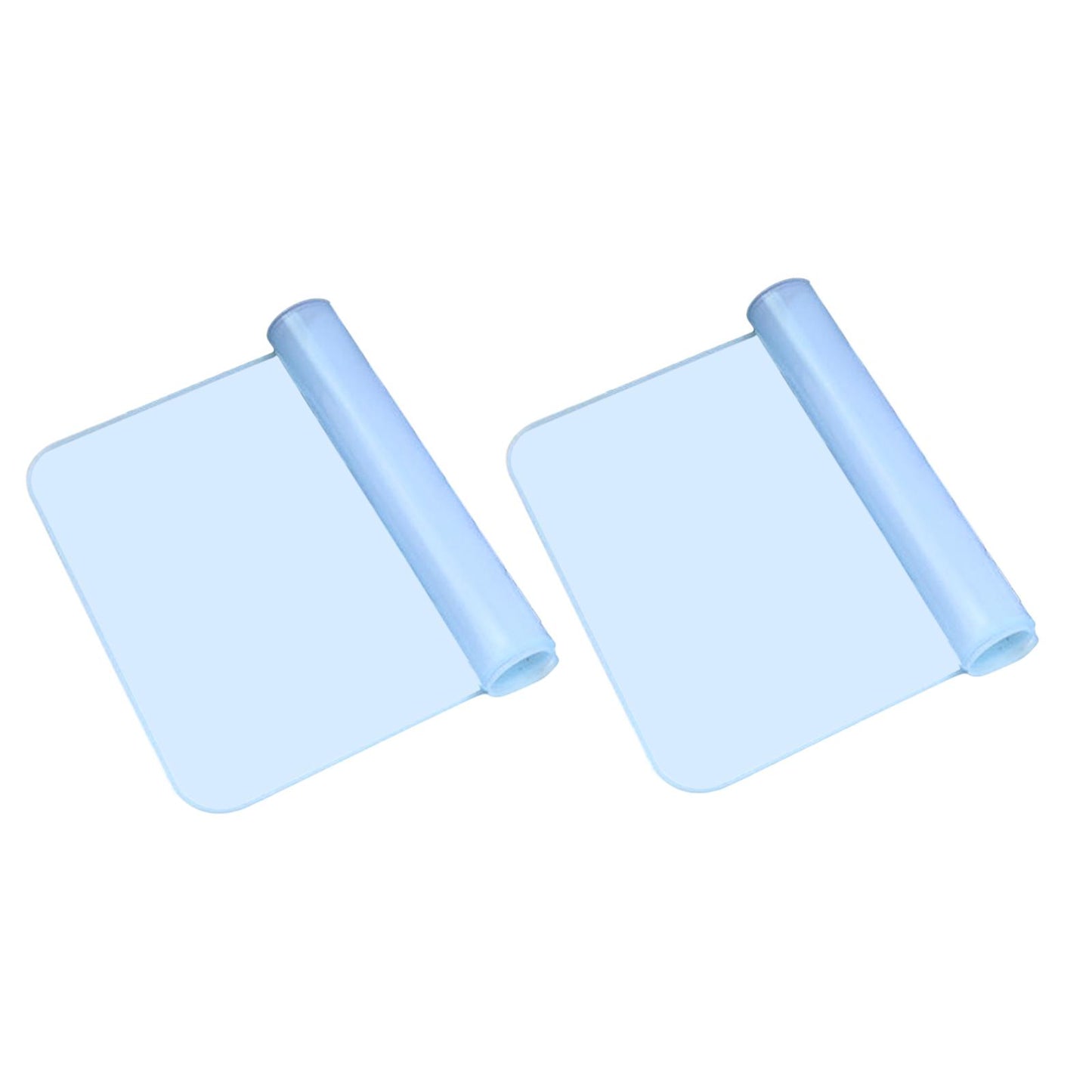 2 Pieces Keyboard Protector Cover Skin Durable Soft Washable Silicone Laptop 15inch-17inch Blue